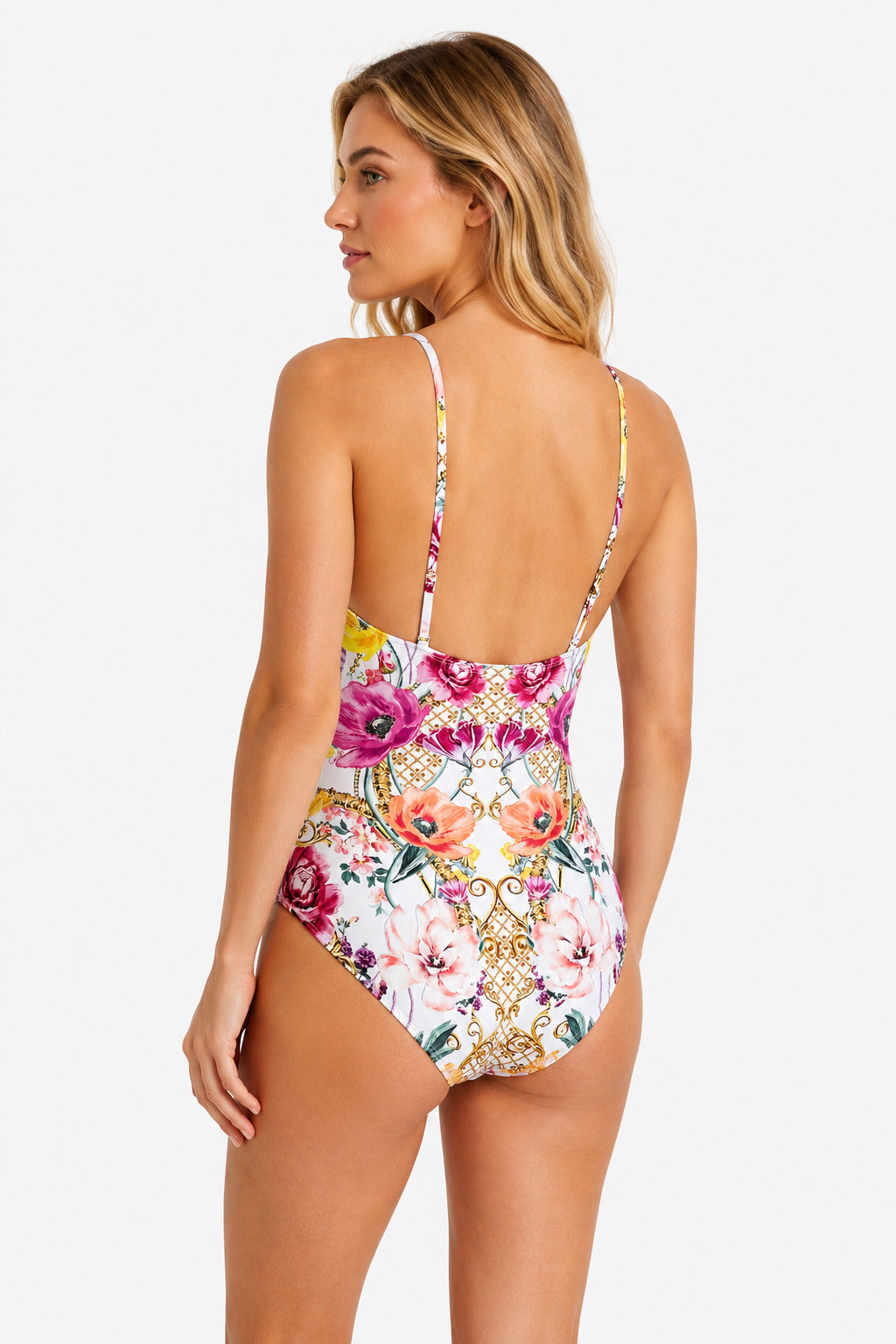 Camilla Destiny Calling HANDMADE Soft Cup Underwire One Piece Swimsuit XS | NWT