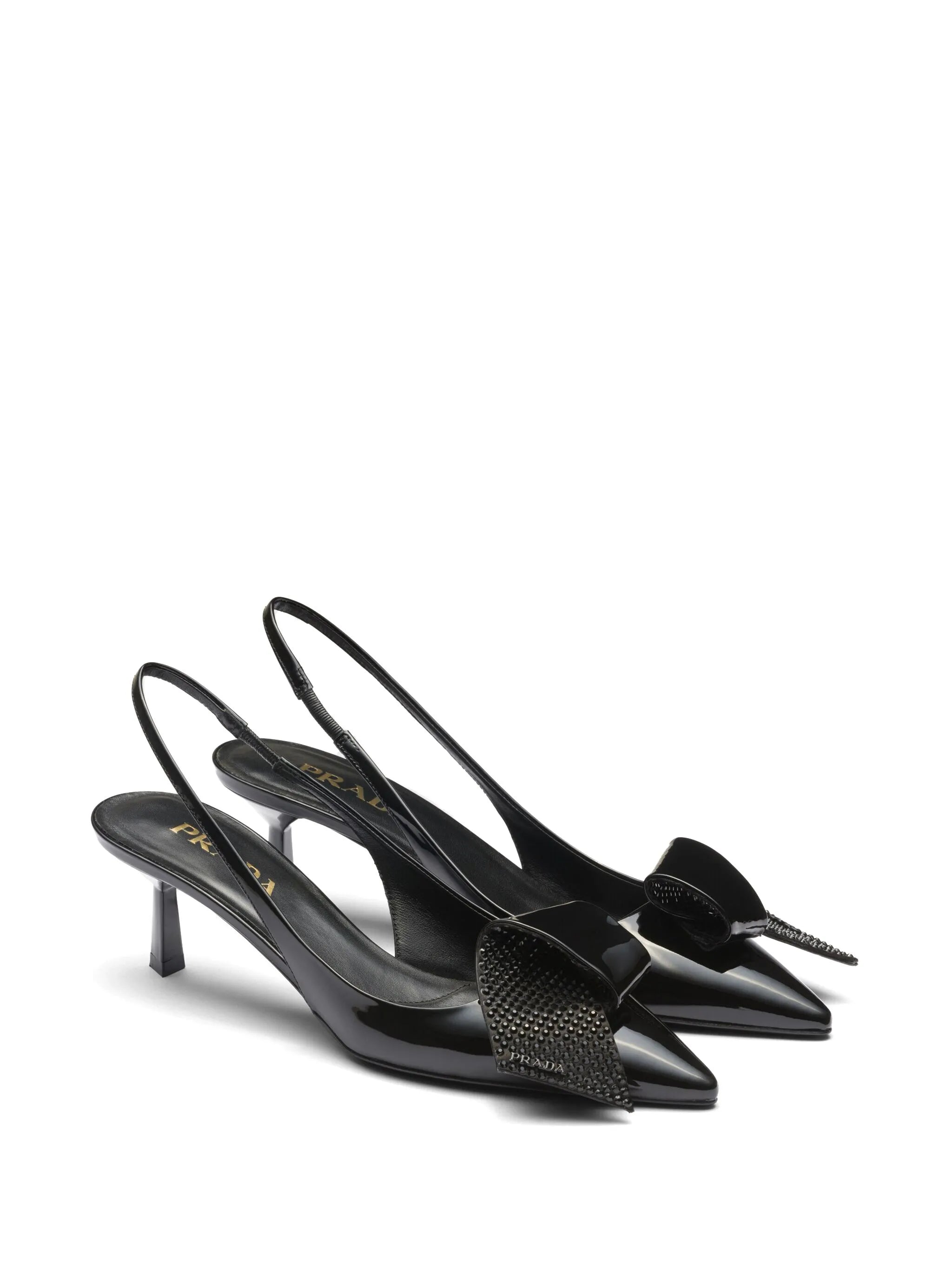 Black Leather Ankle Strap Heels Sandals Shoes