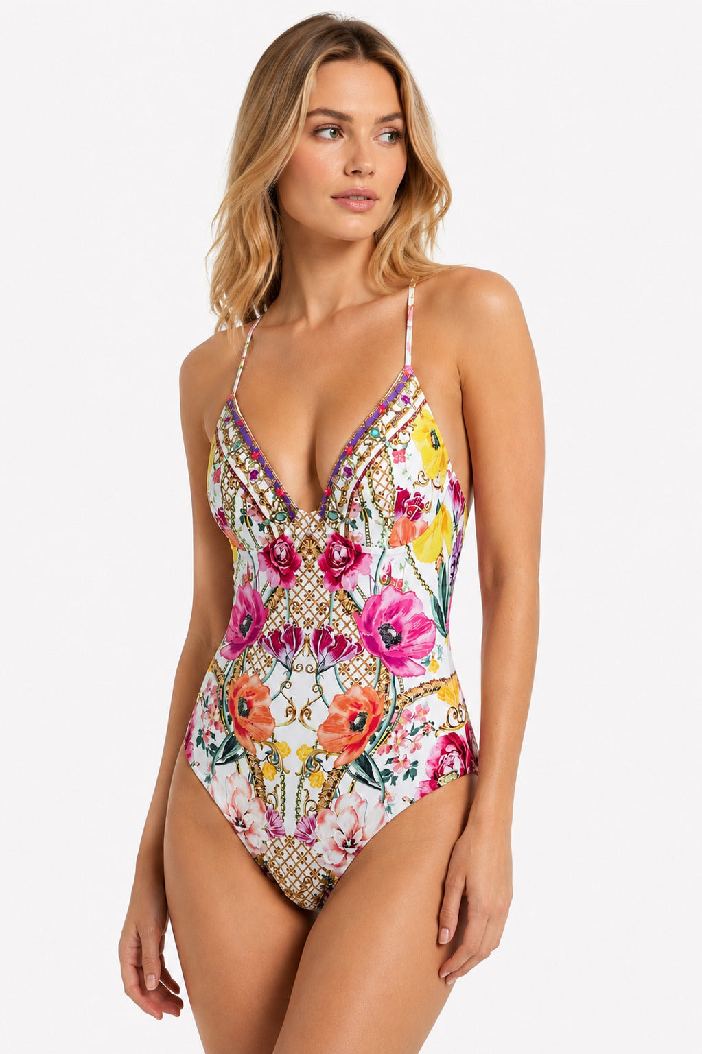 Camilla Destiny Calling HANDMADE Soft Cup Underwire One Piece Swimsuit XS | NWT