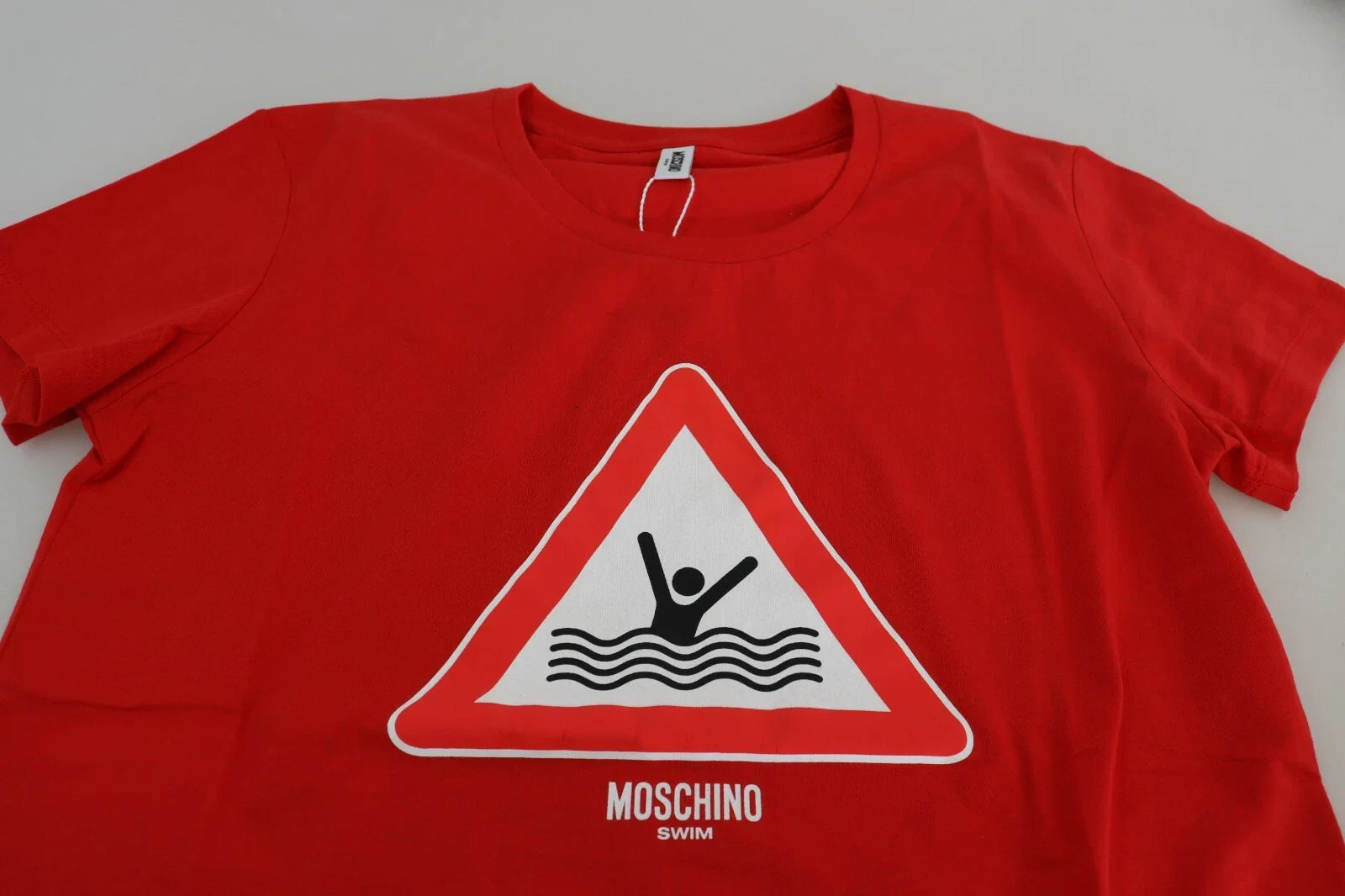 Moschino Swim Caution Womens T-Shirt - Vestir
