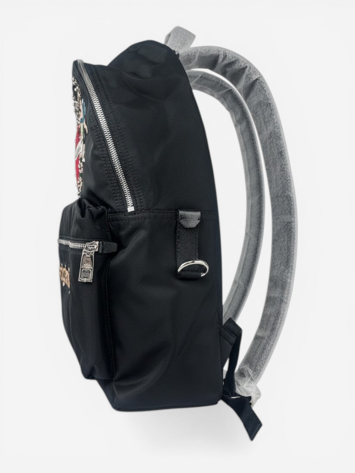 Dolce & Gabbana #DGFamily Vulcano Black Nylon Designer Logo Backpack – NWT