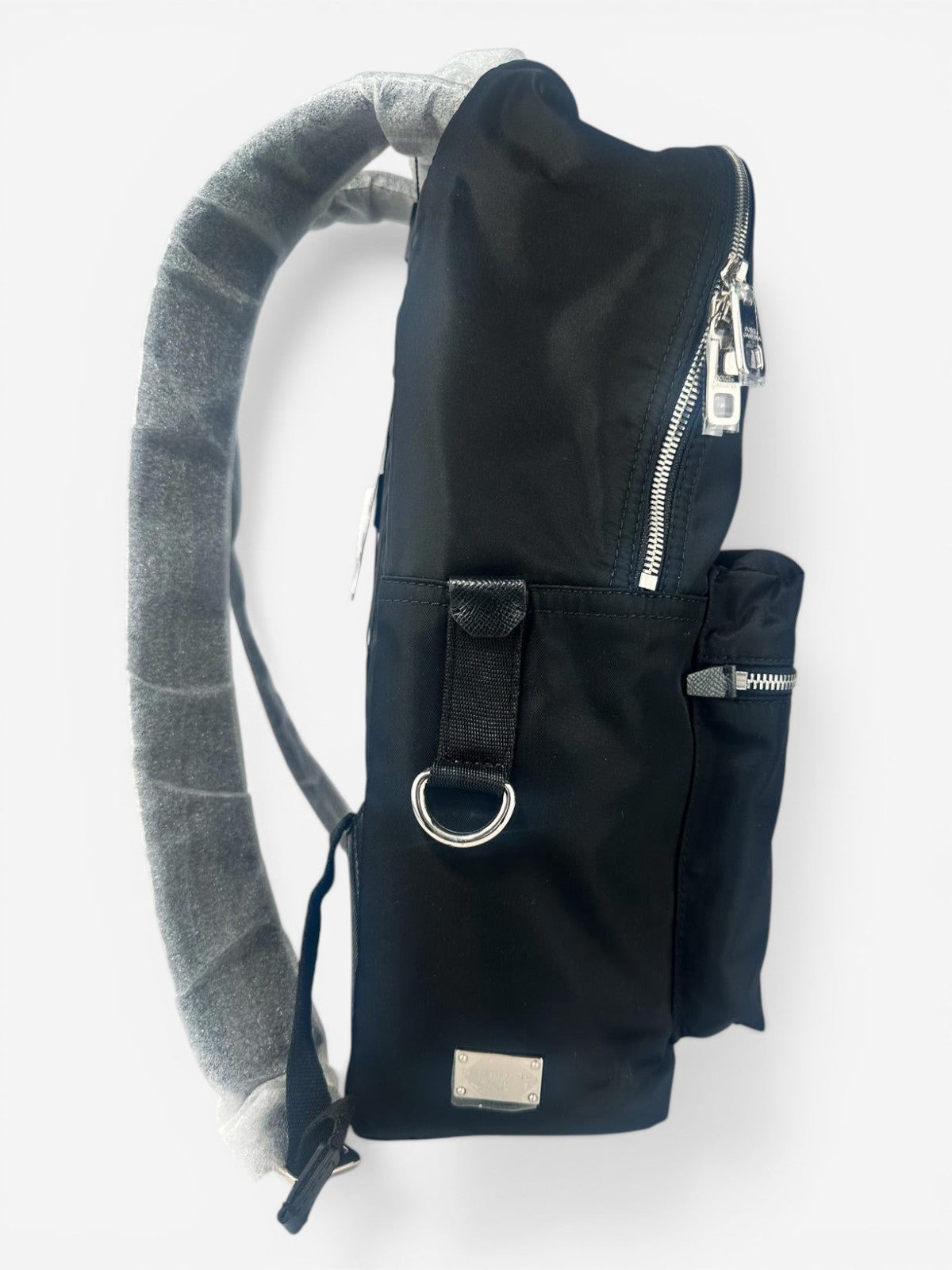 Dolce & Gabbana #DGFamily Vulcano Black Nylon Designer Logo Backpack – NWT