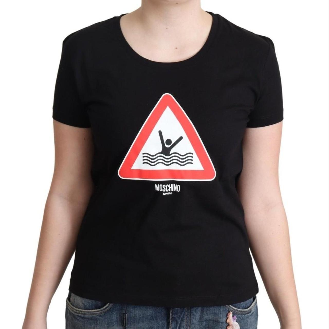 Moschino Swim Caution Womens T-Shirt - Vestir