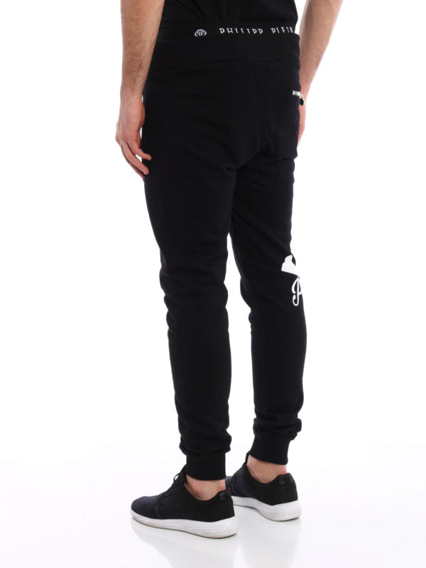 Jogging trousers with skull