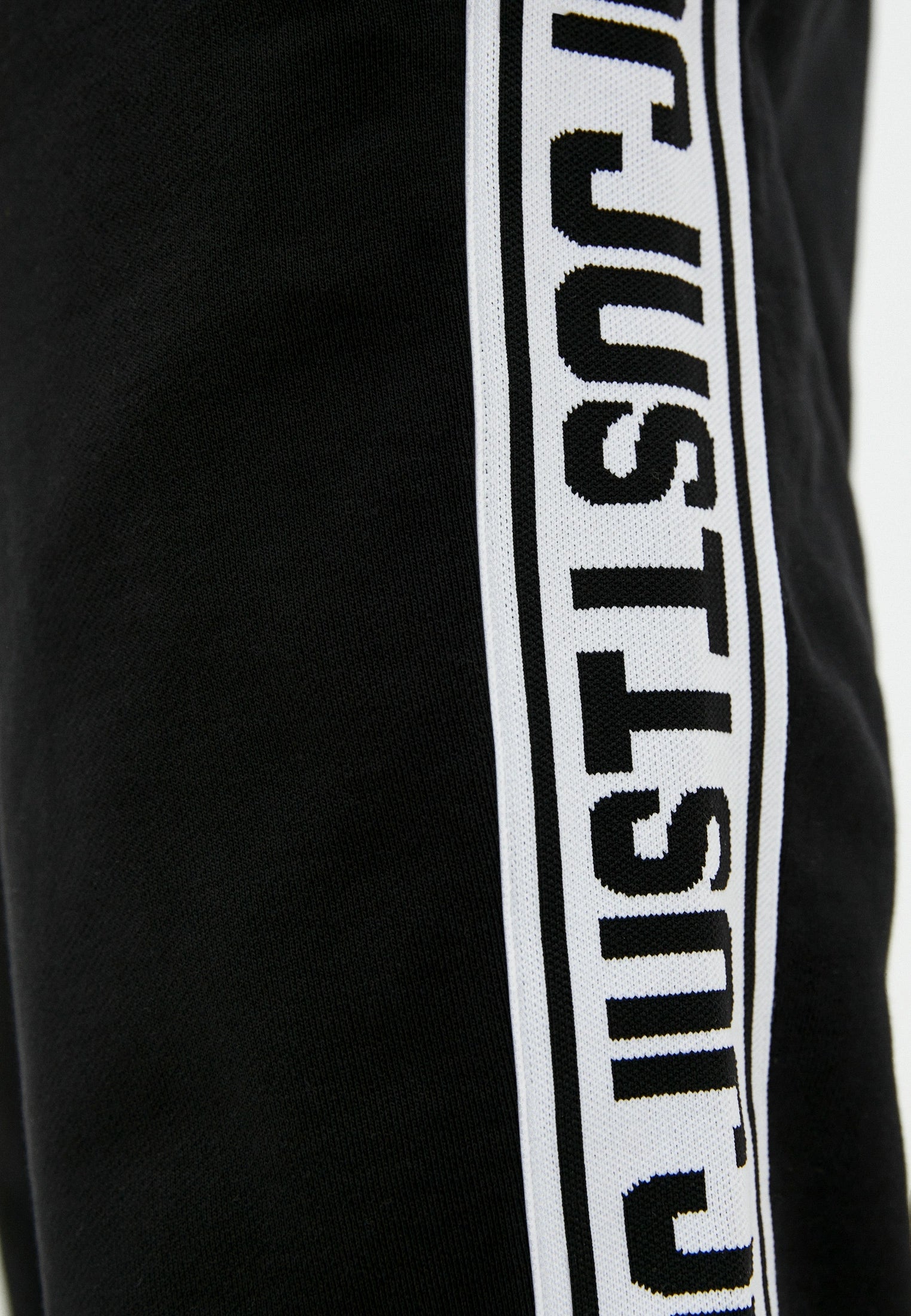 Black Jean With White Writing