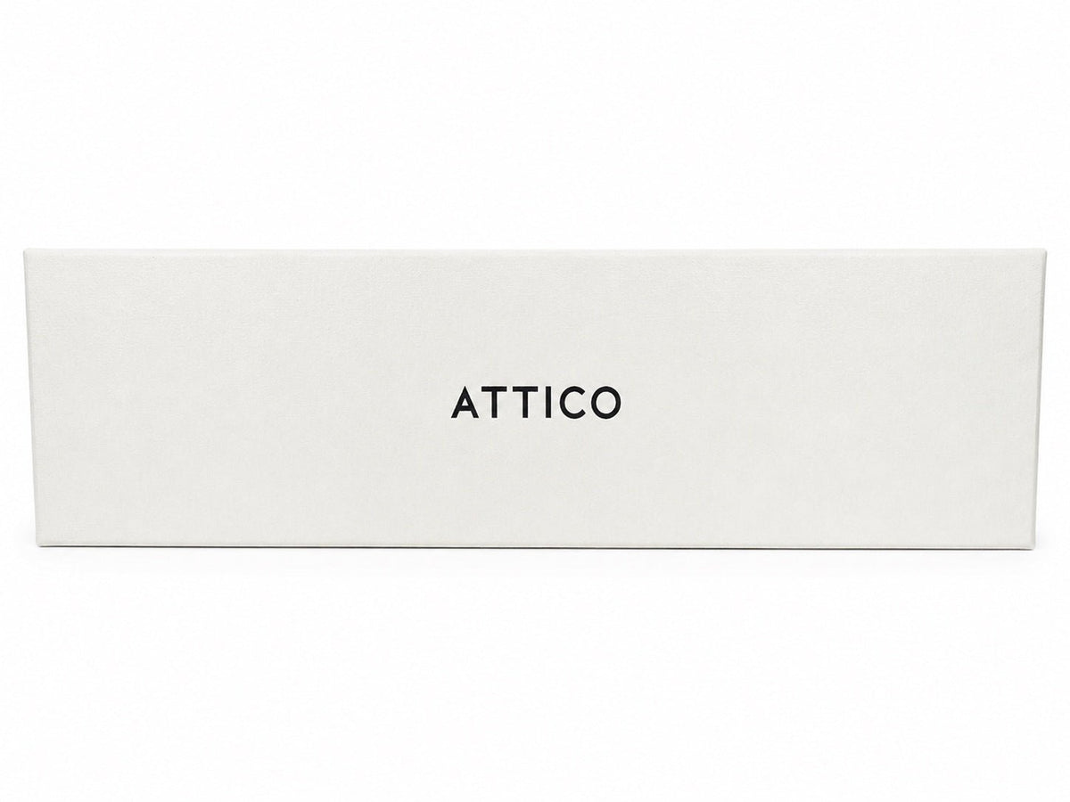 ATTICO ATTICO Patent Leather Wide Pin Buckle Anklets Cuffs Ivory Made in Italy | NIB - Vestir