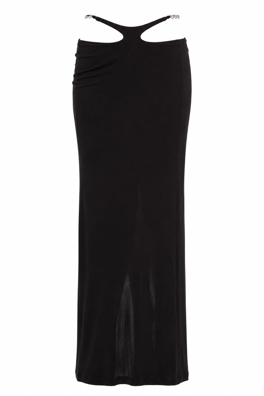 Christopher Esber Double Sculpted Maxi Skirt Black Cut-Out AU 10 US 4-6 NWOT