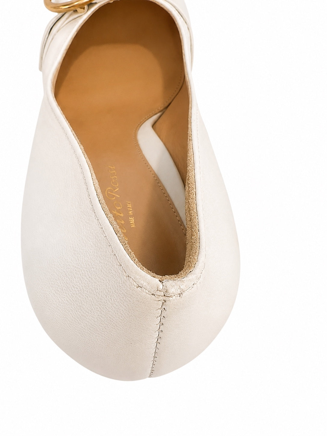 Gianvito Rossi Pamela 60 White Leather Block Heel Pumps EU 40 | NWB