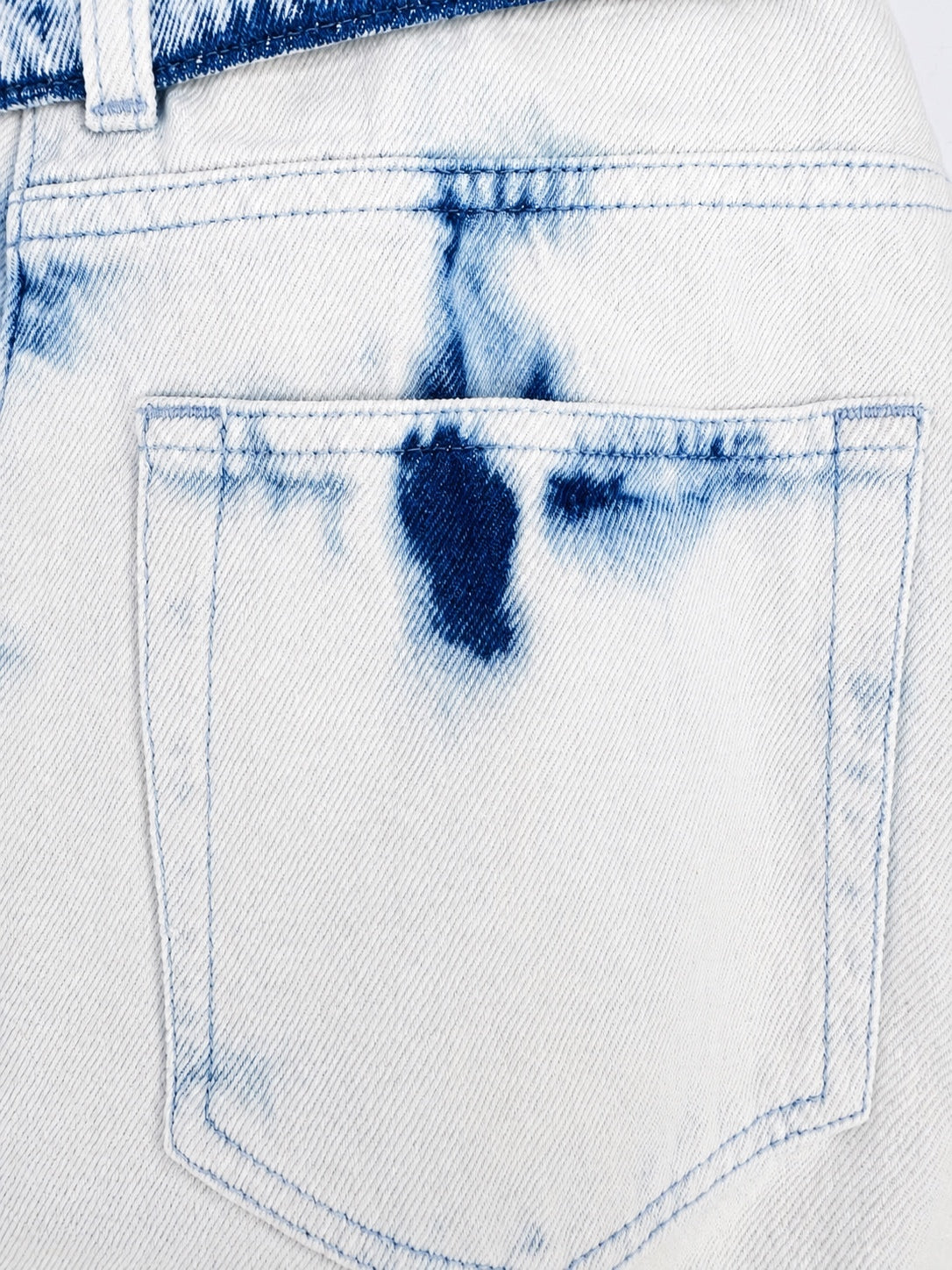 Proenza Schouler Ellsworth Bleached Low Rise Loose Jeans W28 Belted | NWT