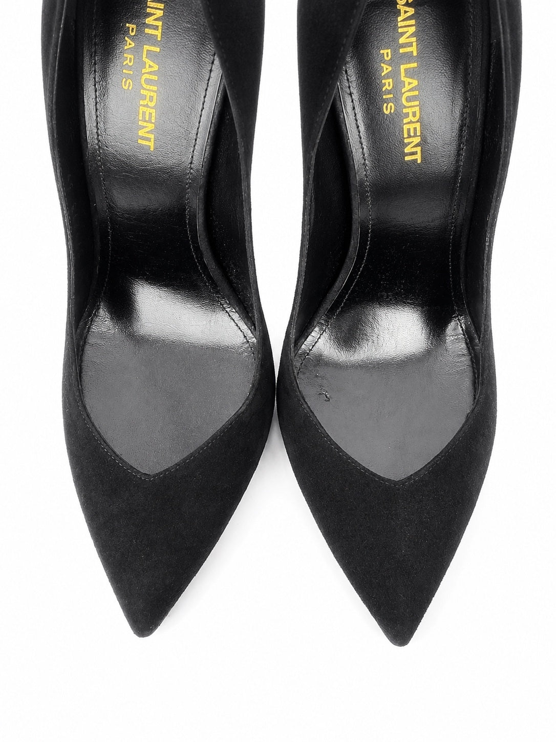 Saint Laurent Era 110 Ball Strass Crystal Pumps Black Suede EU 39 | NIB
