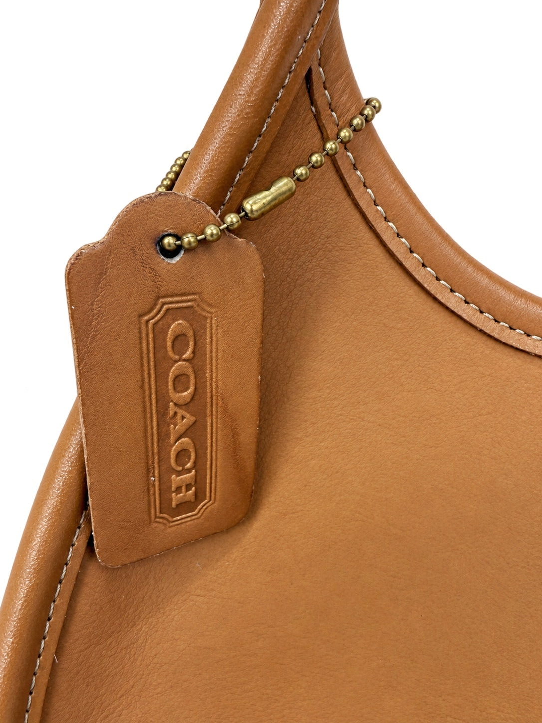 Coach Ergo Crescent Vintage Glove-Tanned Leather Hobo Tan USA – view 3