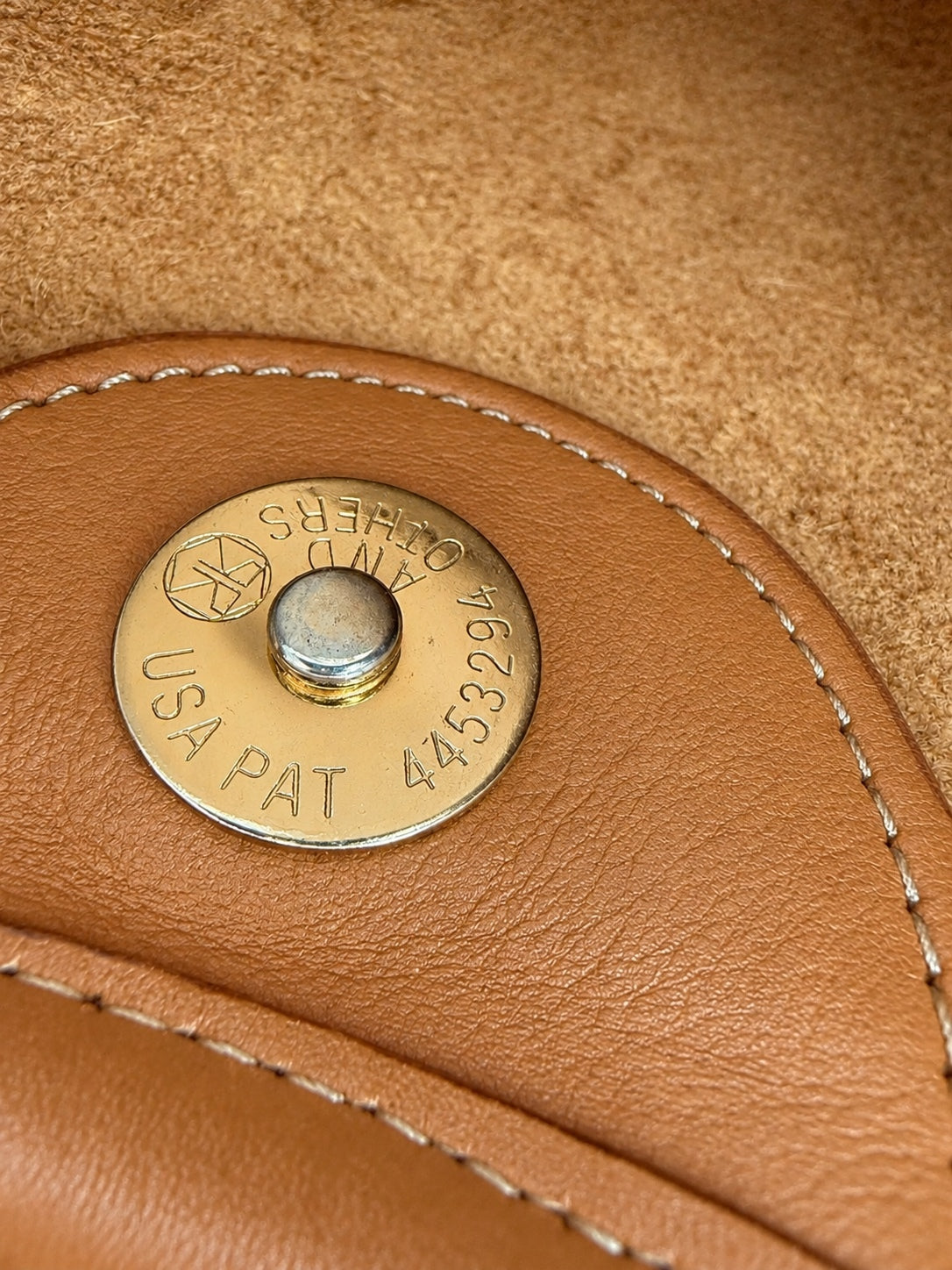 Coach Ergo Crescent Vintage Glove-Tanned Leather Hobo Tan USA – view 5