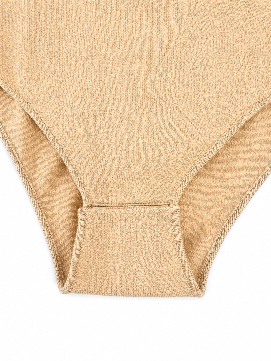 Bottega Veneta Cashmere Beaded Open Back Knit Bodysuit Tan S | NWT
