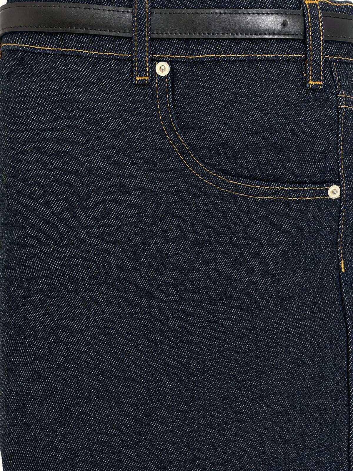 Coperni Coperni Hybrid Denim Flare Trousers Dark Indigo IT 42 US 6 | NWT - Vestir