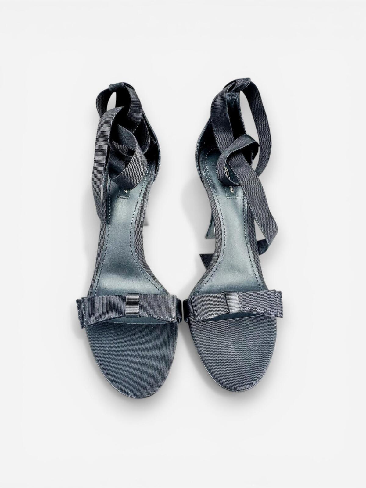 Dolce & Gabbana Dolce & Gabbana Black Strappy Heeled Sandals EU 40 US 9 | NIB | Italy - Vestir