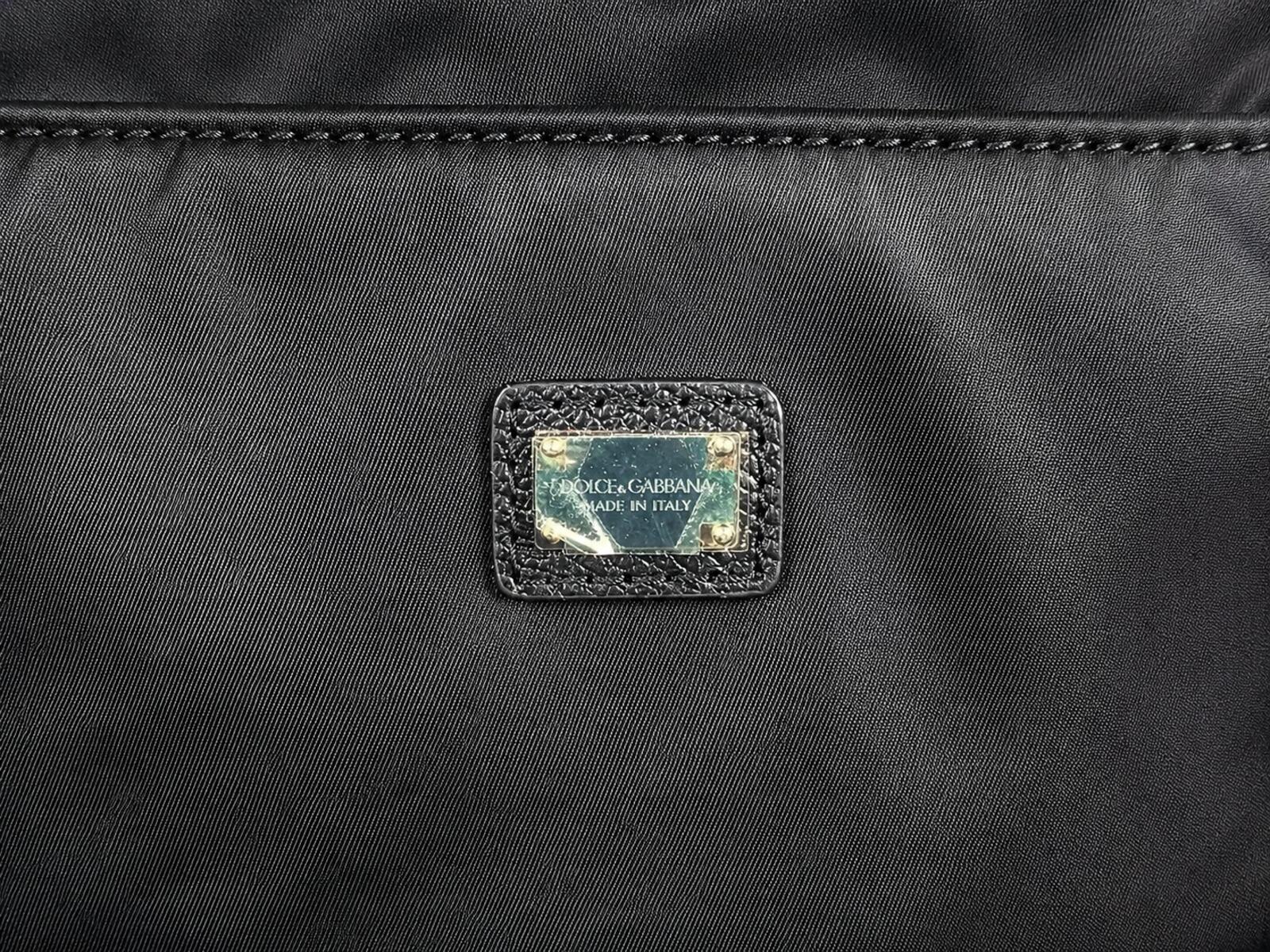 Dolce & Gabbana Dolce & Gabbana Vulcano DGFamily Embellished Nylon Backpack Black | NWT - Vestir