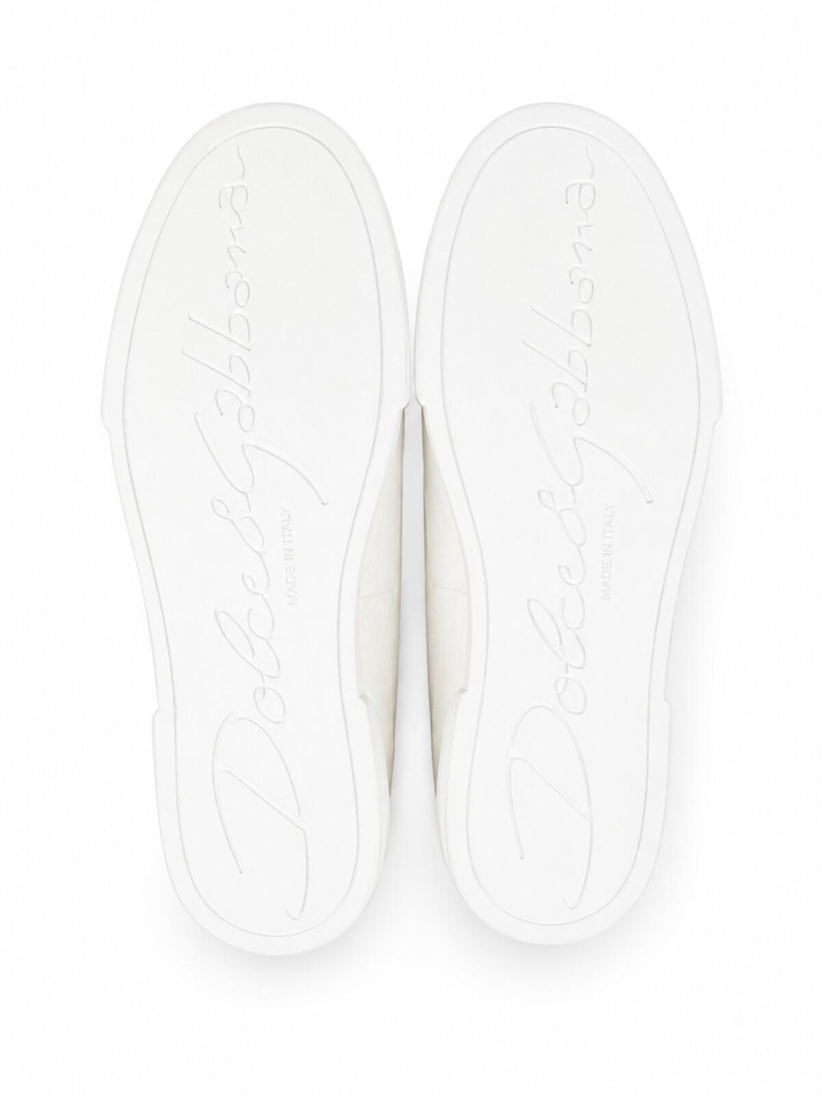 Dolce & Gabbana Dolce & Gabbana White Canvas Platform Low-Top Sneaker EU 40 US 9 | NIB - Vestir
