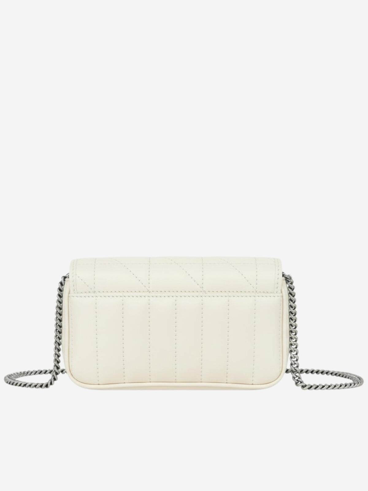 Gucci Gucci Aria Super Mini GG Marmont Bag — Mystic White Calfskin | NIB - Vestir