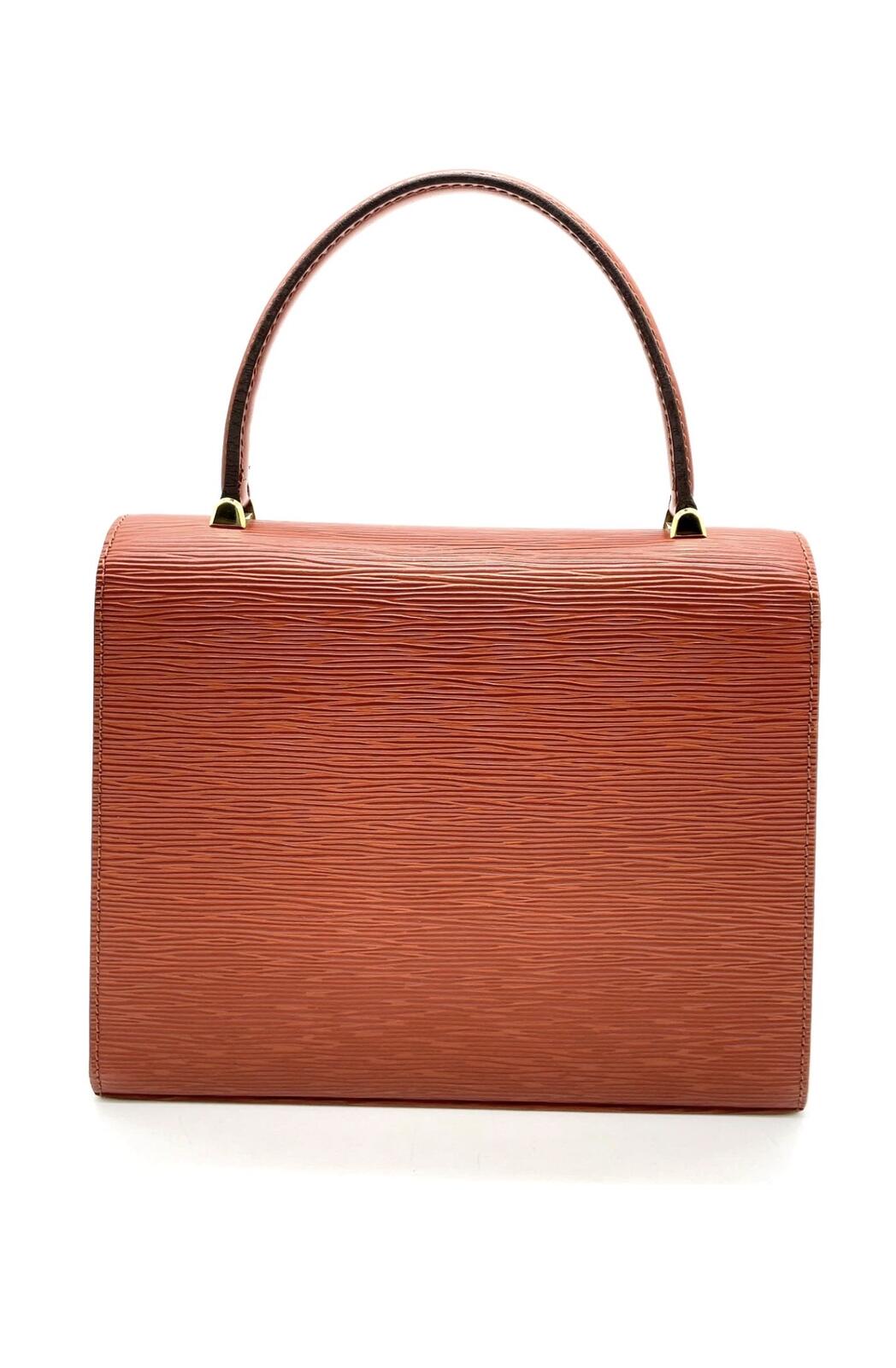 Louis Vuitton Louis Vuitton Vintage Malesherbes Epi Leather Cognac Top Handle Bag 1994 | Pre-Loved - Vestir