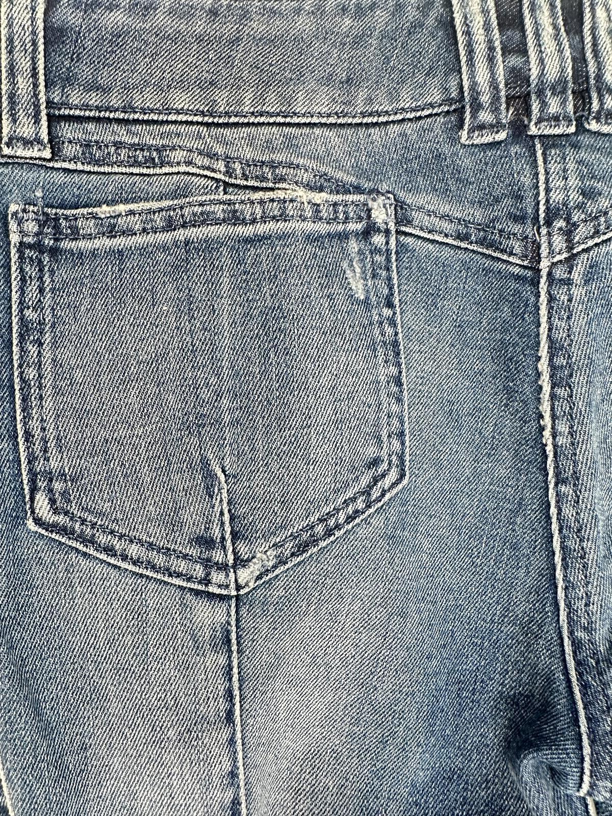 Balmain Paris Biker Skinny Jean Blue Denim Ankle Zip Moto IT 38 US 6 | NWT