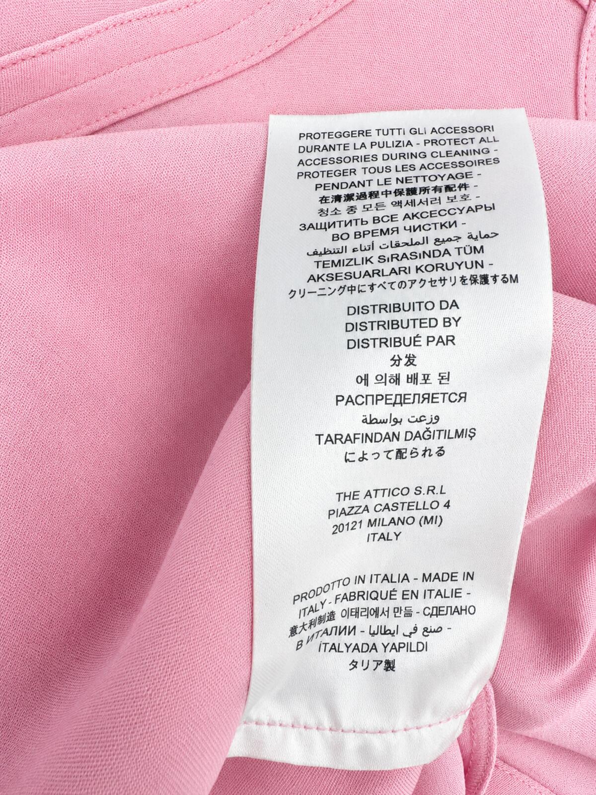 The Attico The Attico Becky Cutout Halter Mini Dress Baby Pink IT 44 US 8 | NWOT - Vestir