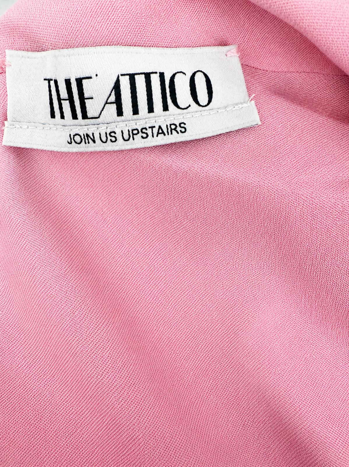 The Attico The Attico Becky Cutout Halter Mini Dress Baby Pink IT 44 US 8 | NWOT - Vestir