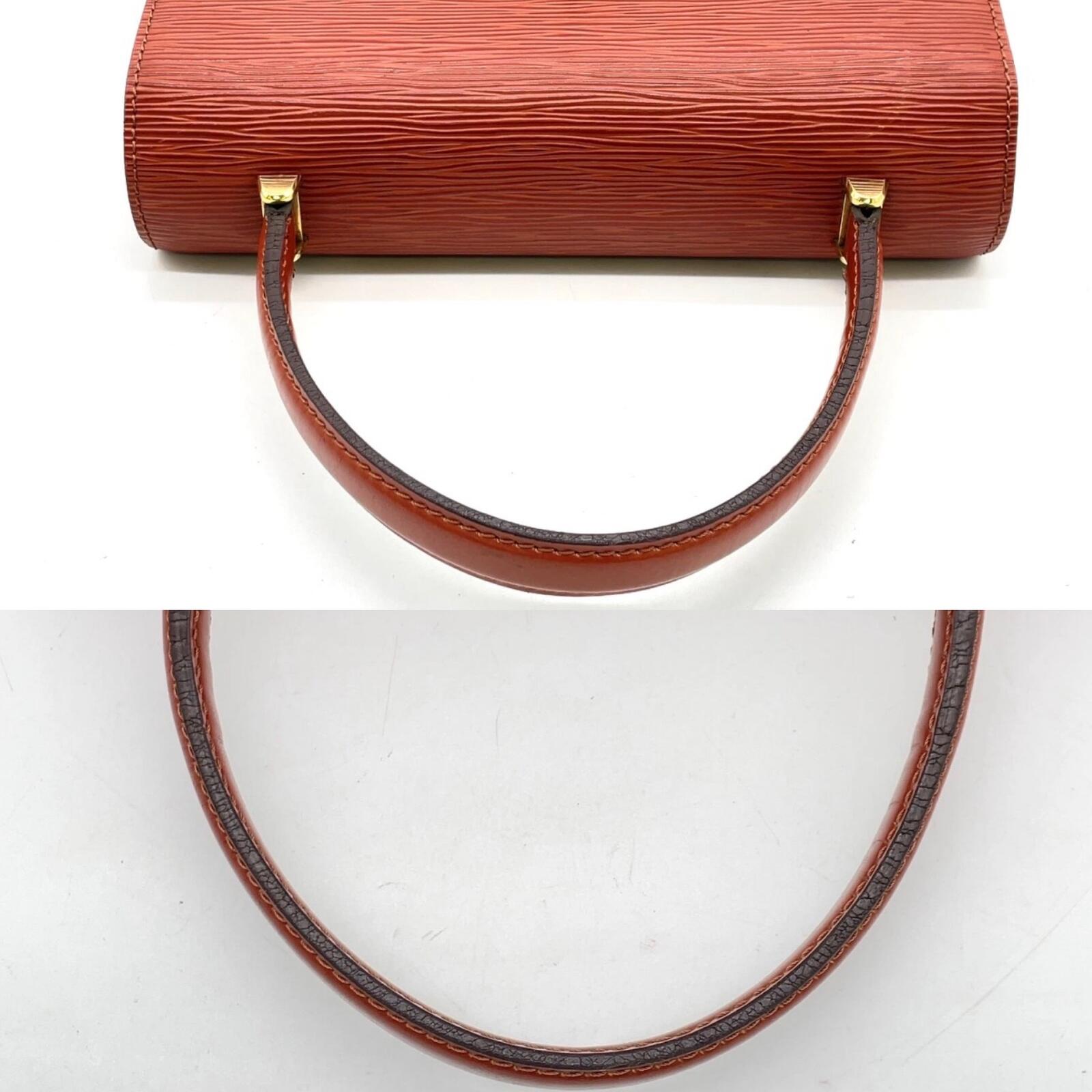 Louis Vuitton Vintage Malesherbes Epi Leather Cognac Top Handle Bag 1994 | Pre-Loved