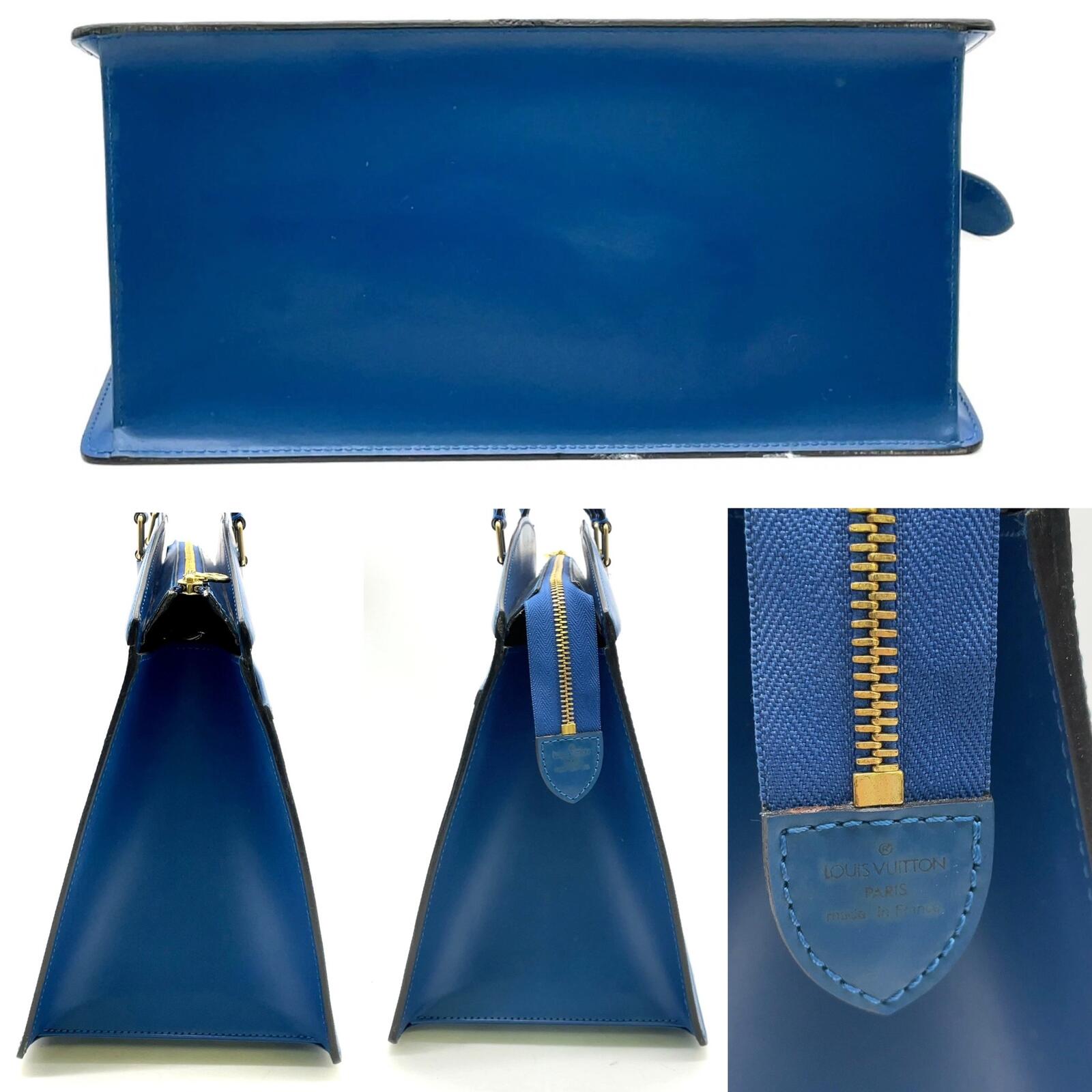 Louis Vuitton Riviera Vintage Epi Leather Toledo Blue Top Handle Bag
