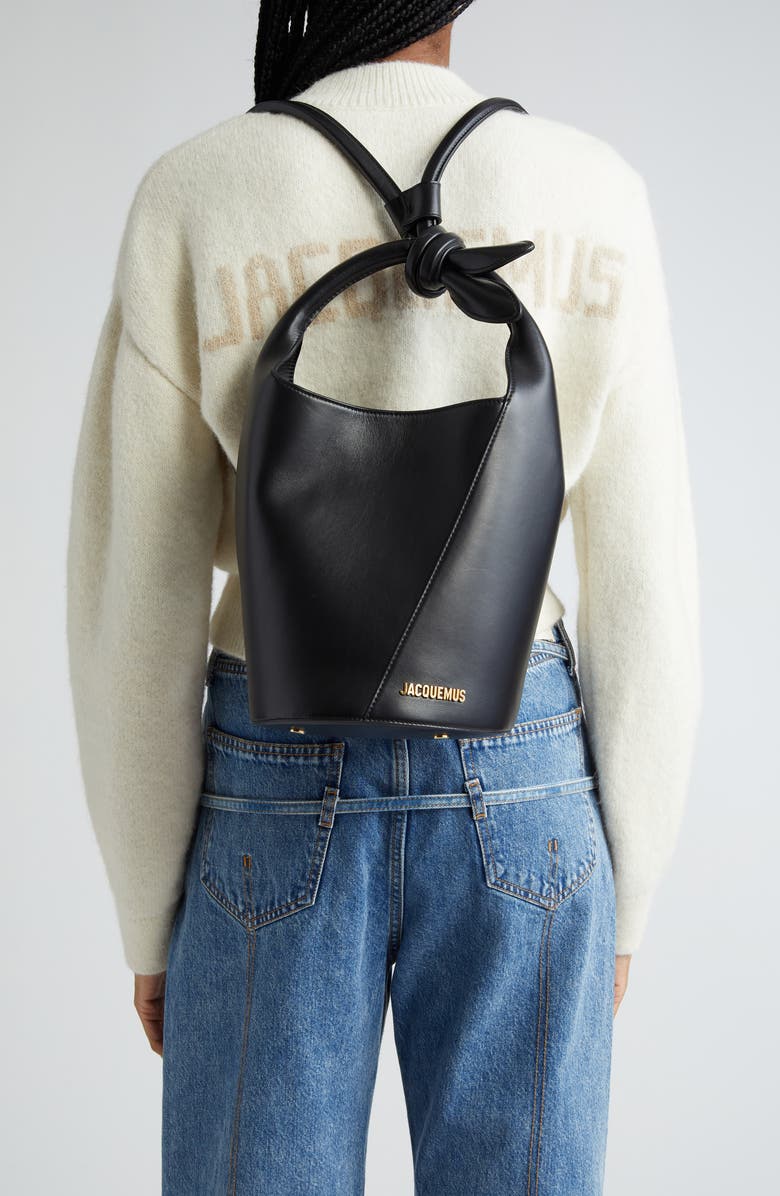 Jacquemus Le Petit Tourni Leather Bucket Bag - Vestir