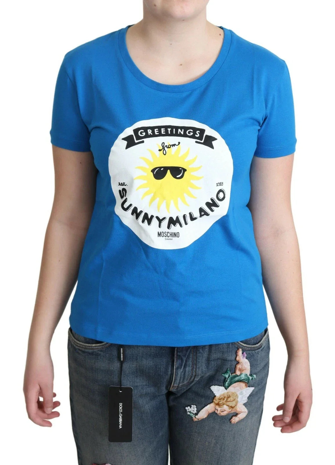 Moschino Swim Greetings From Sunny Milano T-Shirt - Vestir