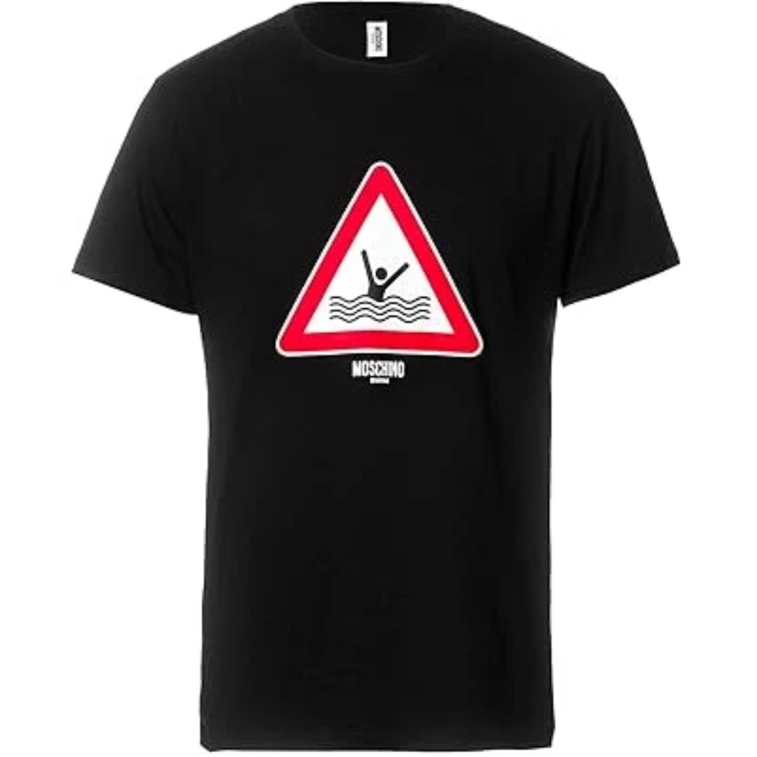 Moschino Swim Caution Womens T-Shirt - Vestir