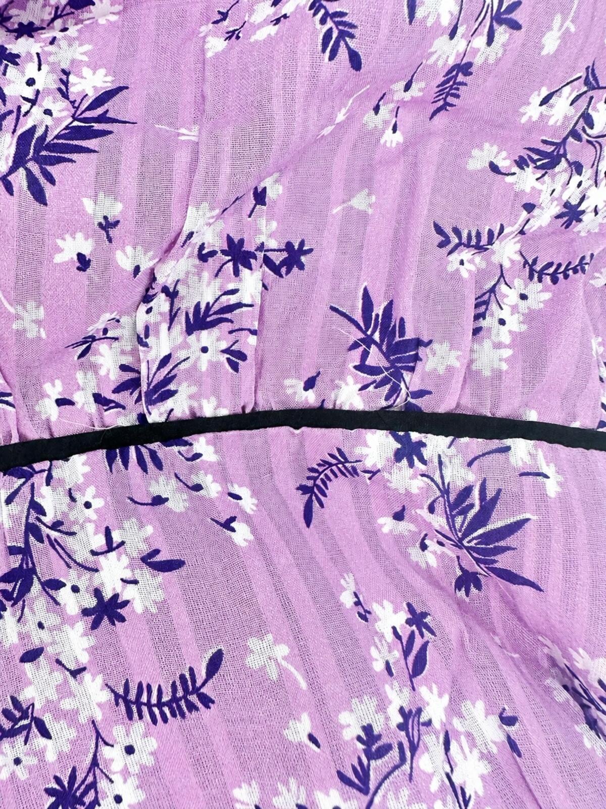 Ulla Johnson Brienne Floral Mini Dress Lilac Purple US 8 M | NWT