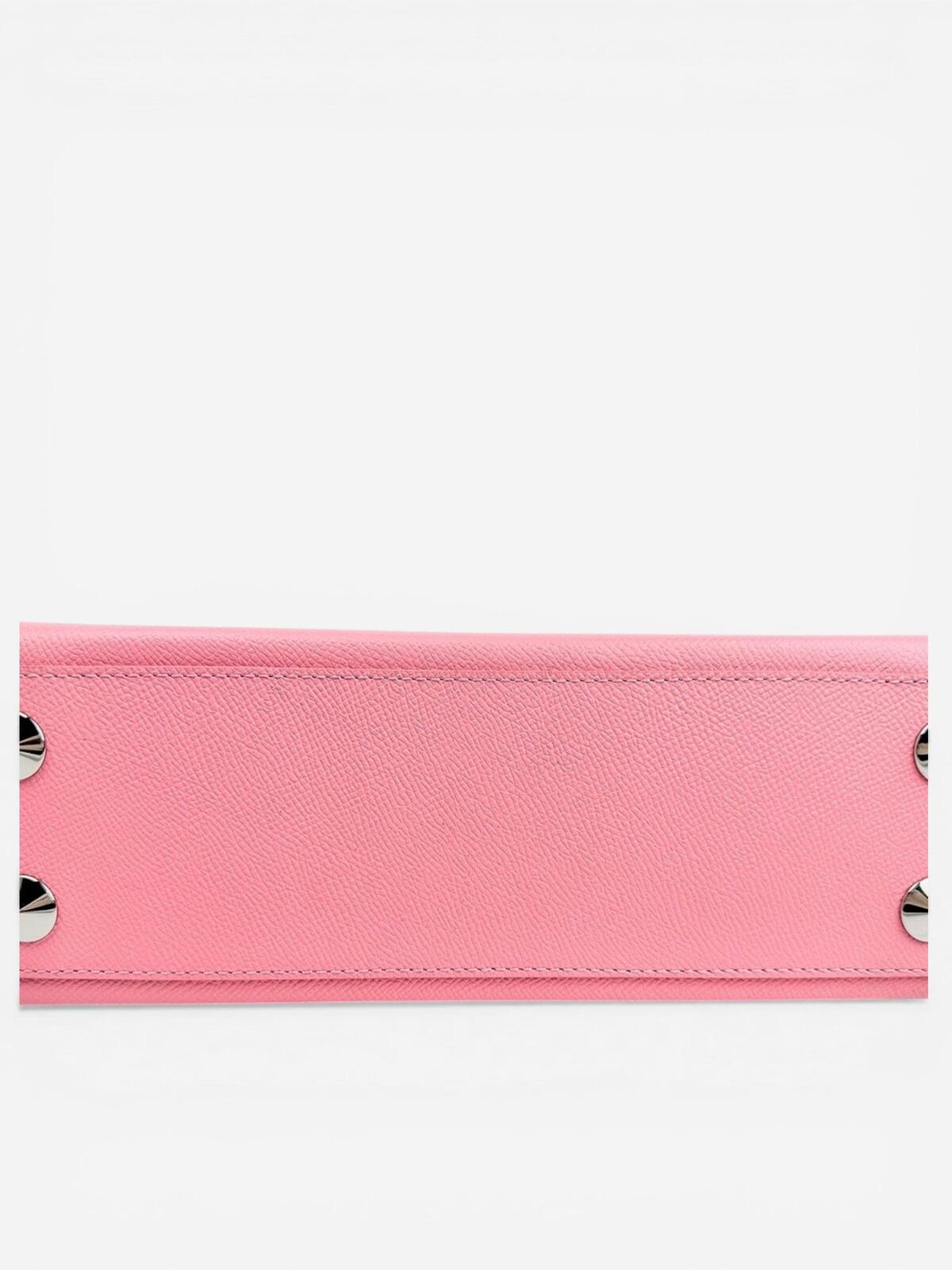 Maison Margiela Snatched Medium Pink Calfskin Top Handle Bag FW23 | NWT