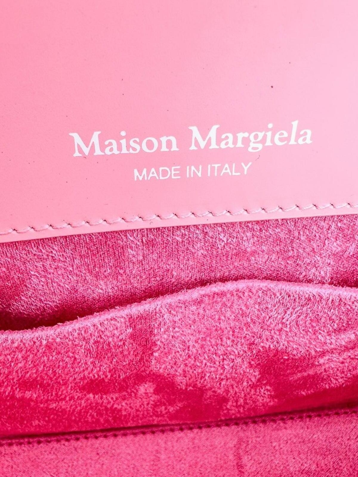 Maison Margiela Snatched Medium Pink Calfskin Top Handle Bag FW23 | NWT