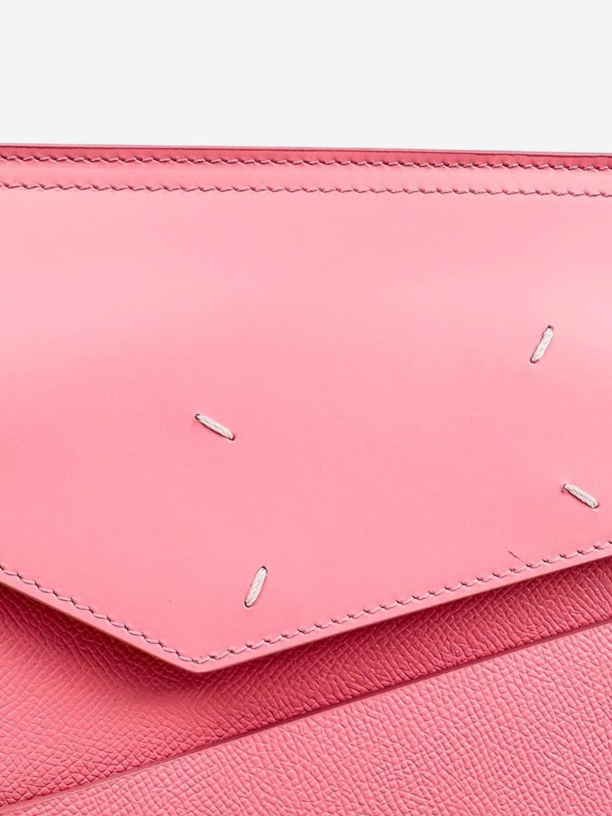 Maison Margiela Snatched Medium Pink Calfskin Top Handle Bag FW23 | NWT