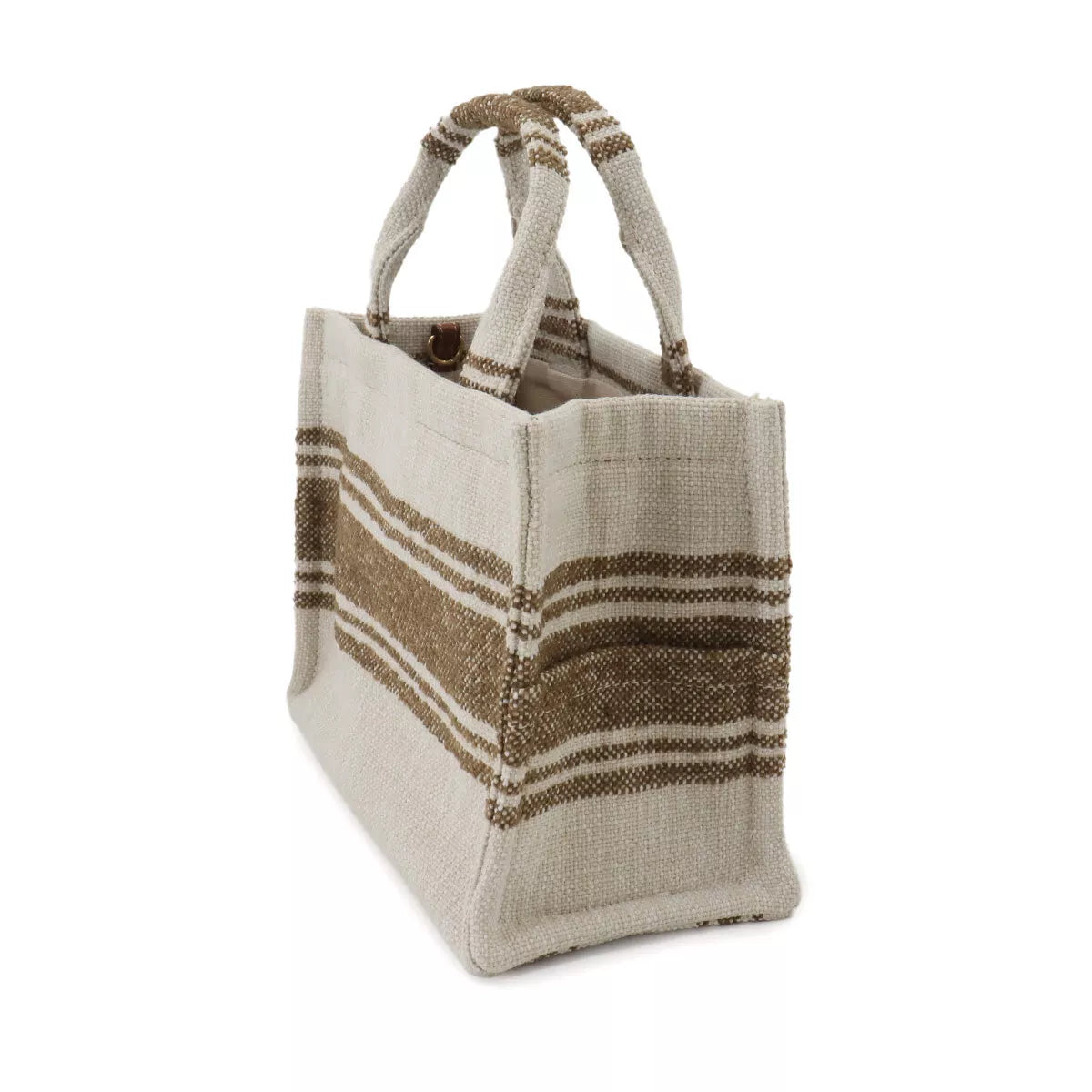 Celine Thais Small Canvas Beige Tote Bag - Vestir