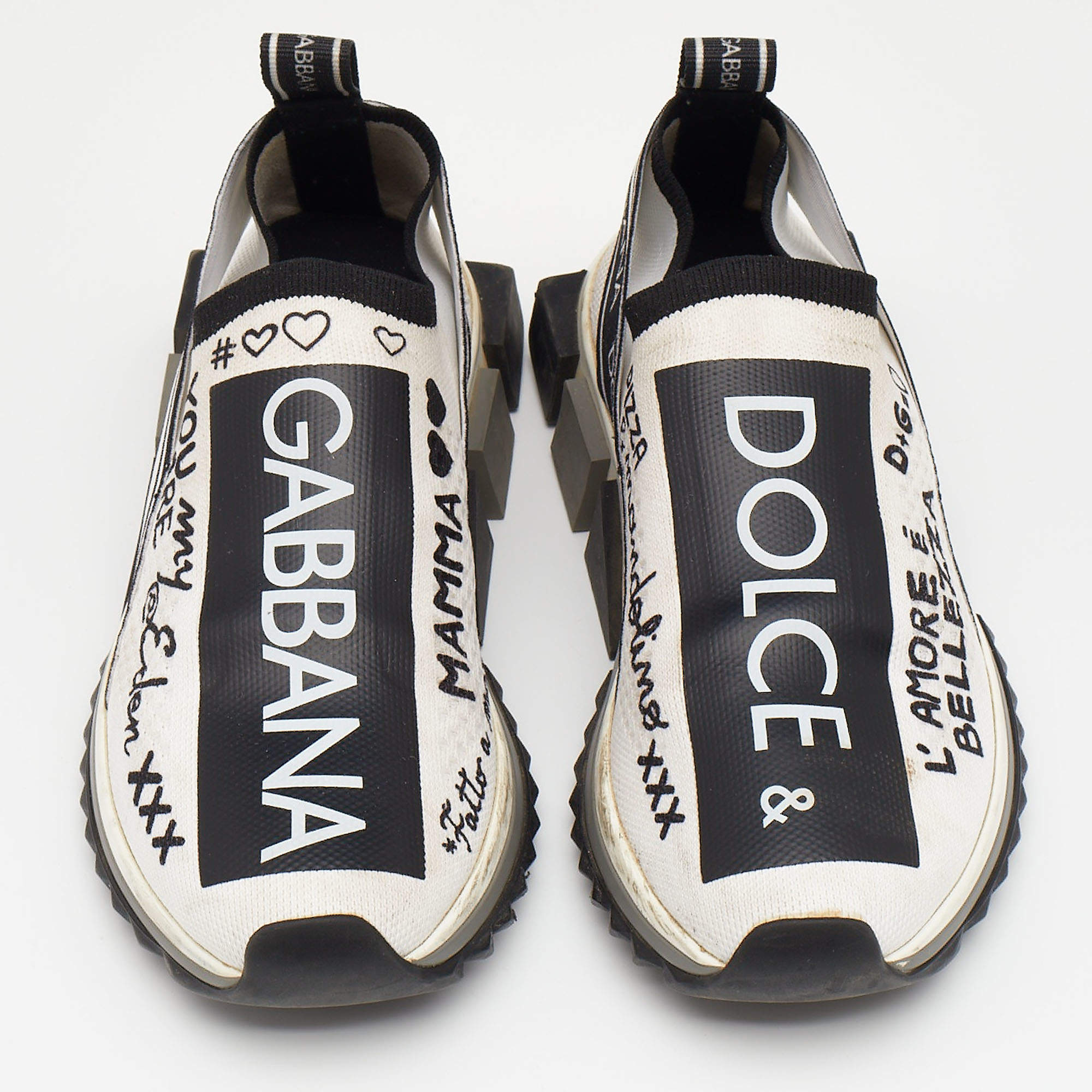 Graffiti Stretch Fabric Sorrento Slip On Sneakers