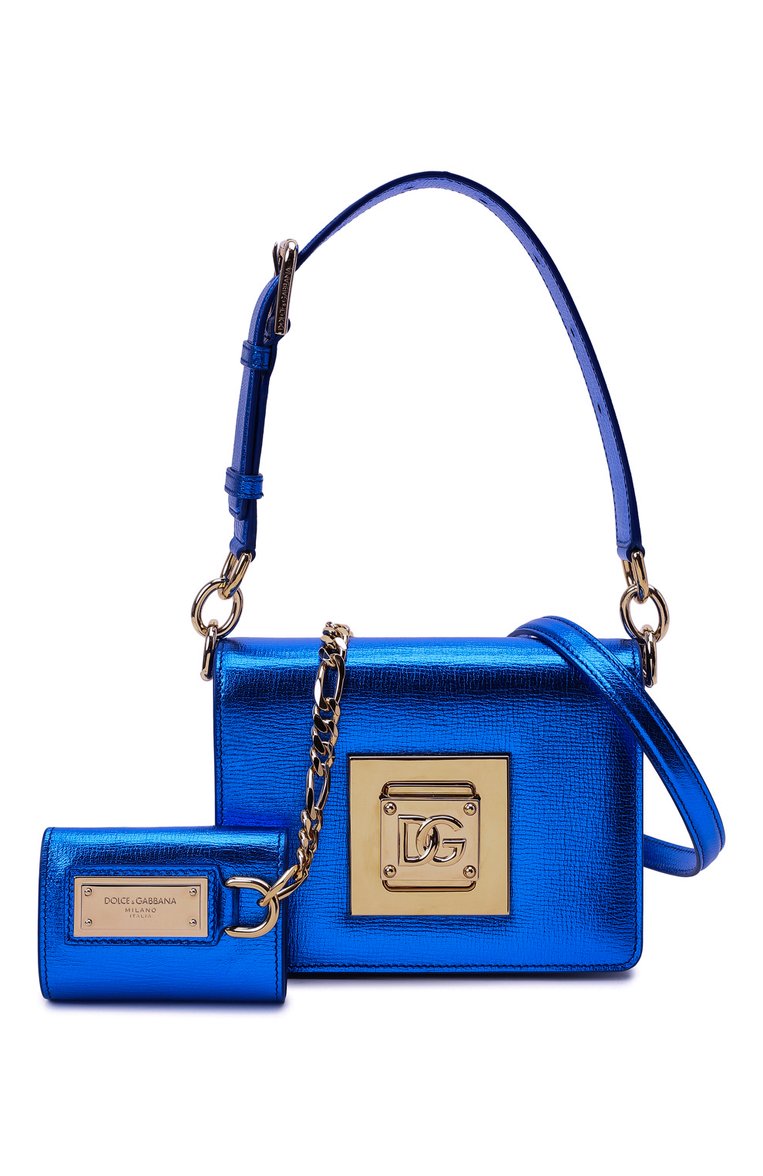 Dolce & Gabbana Bella Blu Royal Metallic Goat-Leather Bag - Vestir