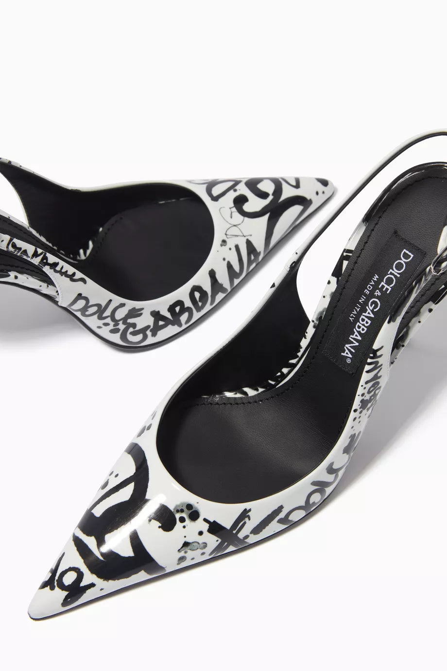 Lollo 105 Slingback Pumps in Printed Leather