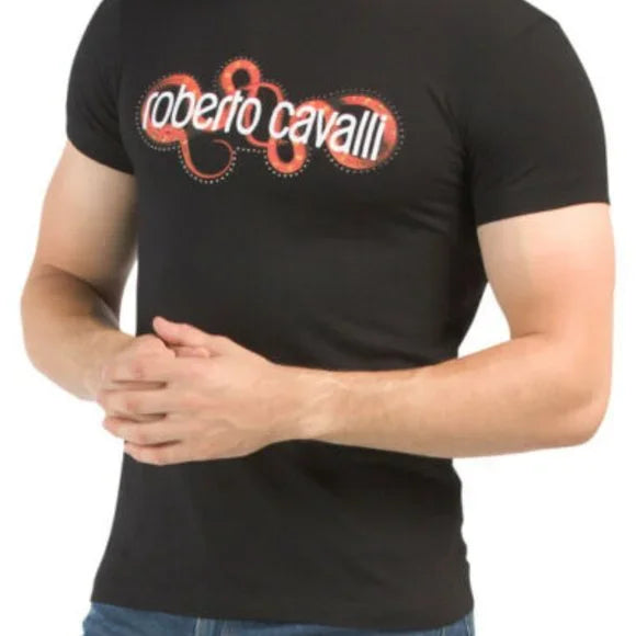 Roberto Cavalli Studded Snake T-Shirt - Vestir
