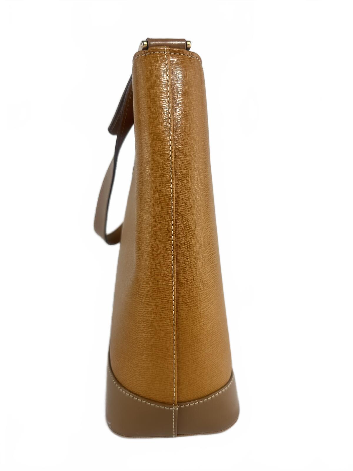 Burberry London Cosmopolitan Tote Tan Grained Leather Nova Check | Pre-Loved