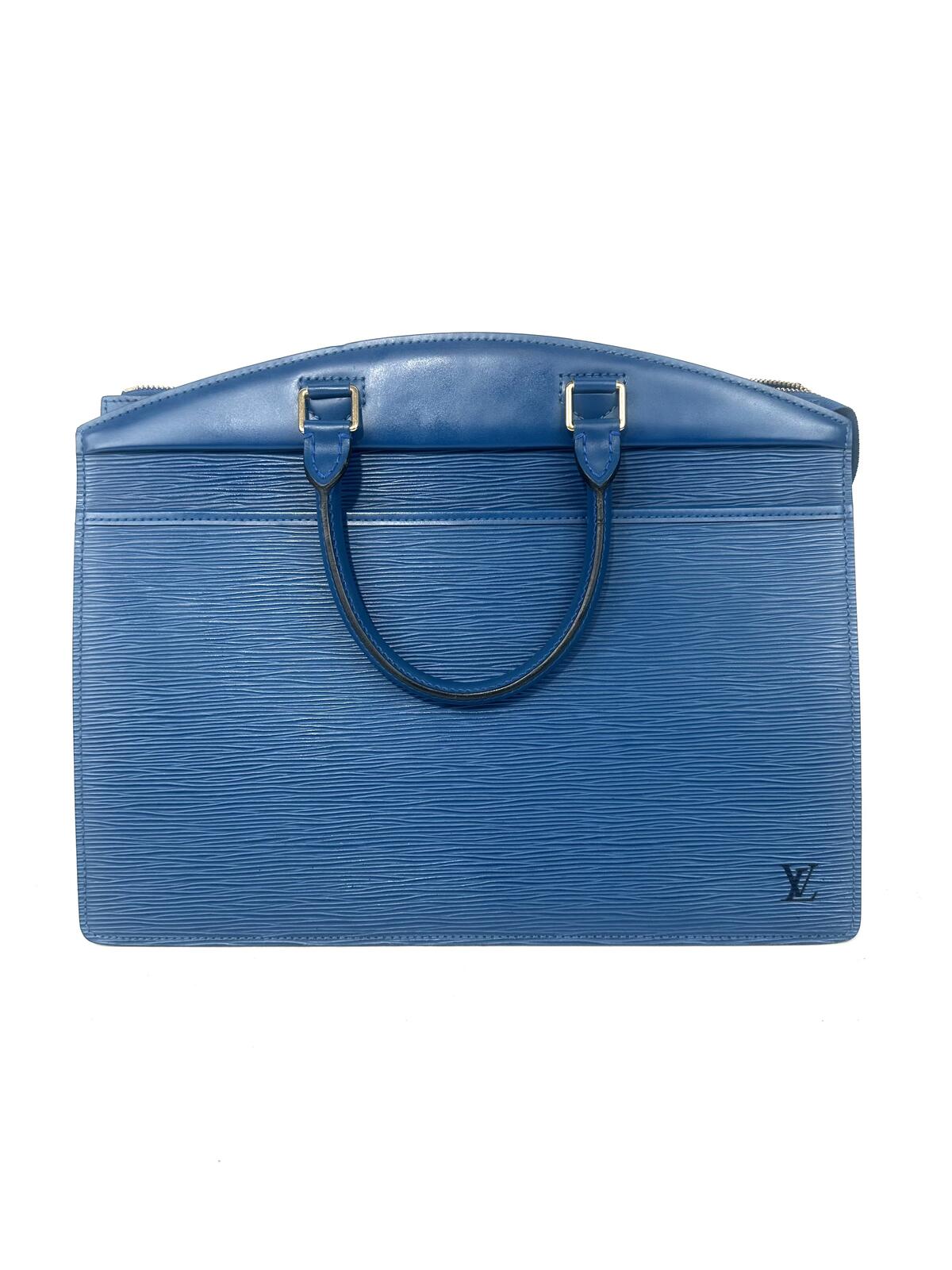 Louis Vuitton Riviera Vintage Epi Leather Toledo Blue Top Handle Bag