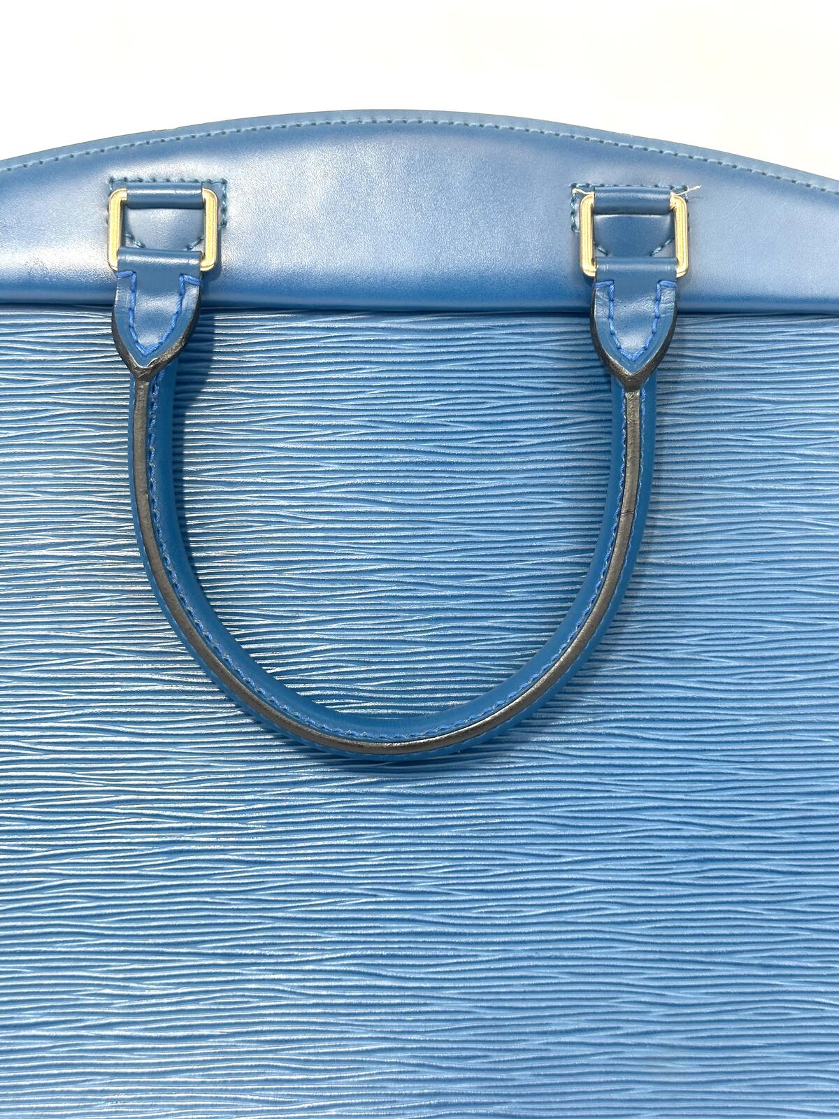Louis Vuitton Riviera Vintage Epi Leather Toledo Blue Top Handle Bag