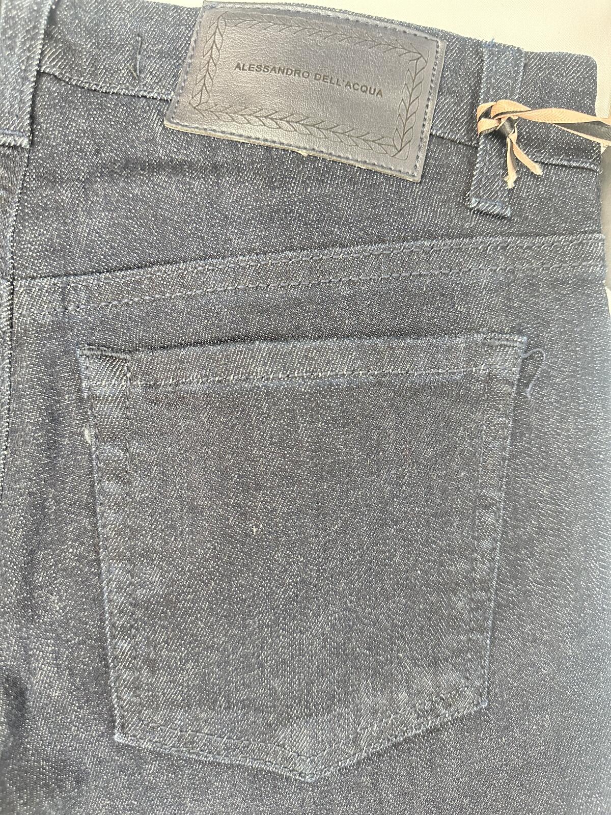 Alessandro Dell’Acqua Dark Indigo Skinny Jean Size 24 IT 34 Blue | NWT