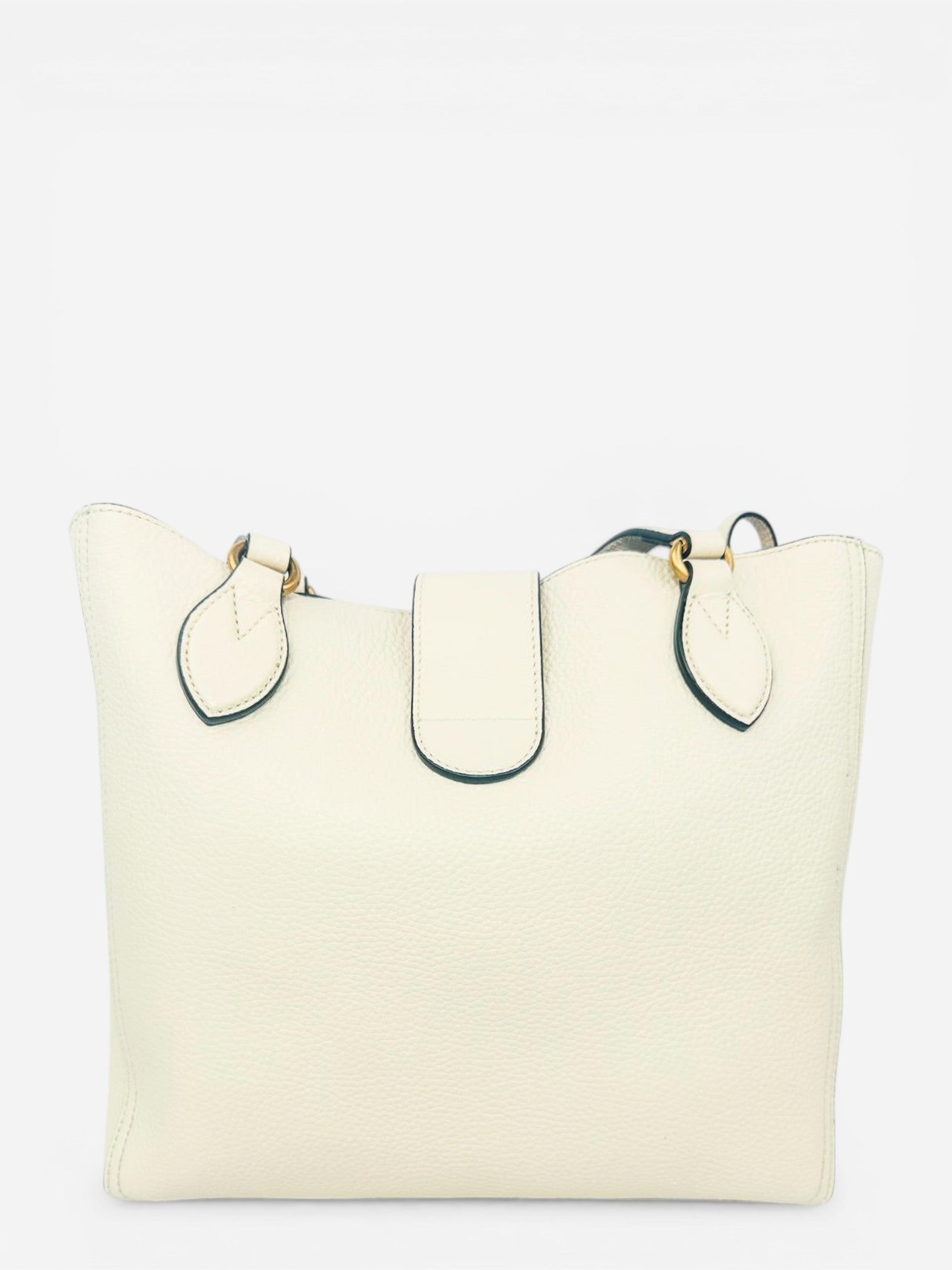 Gucci Dahlia Small Double G Tote – Mystic White Calfskin