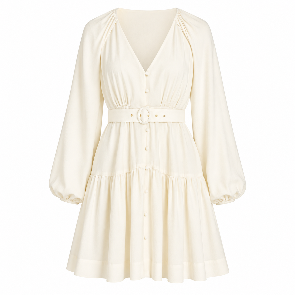 Jonathan Simkhai Belted A-Line Mini Dress