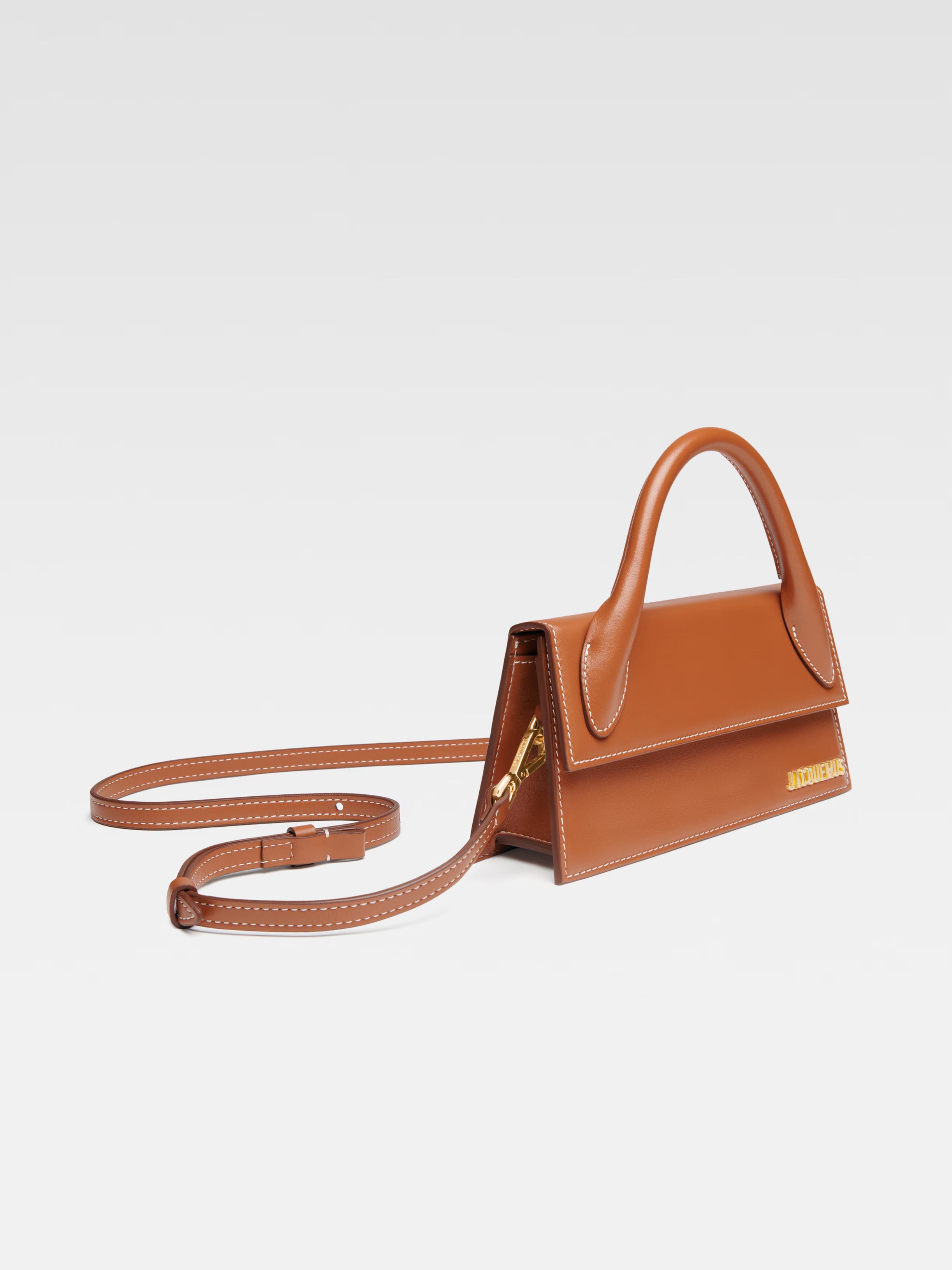 Jacquemus Le Chiquito Long Signature Light Brown Handbag - Vestir