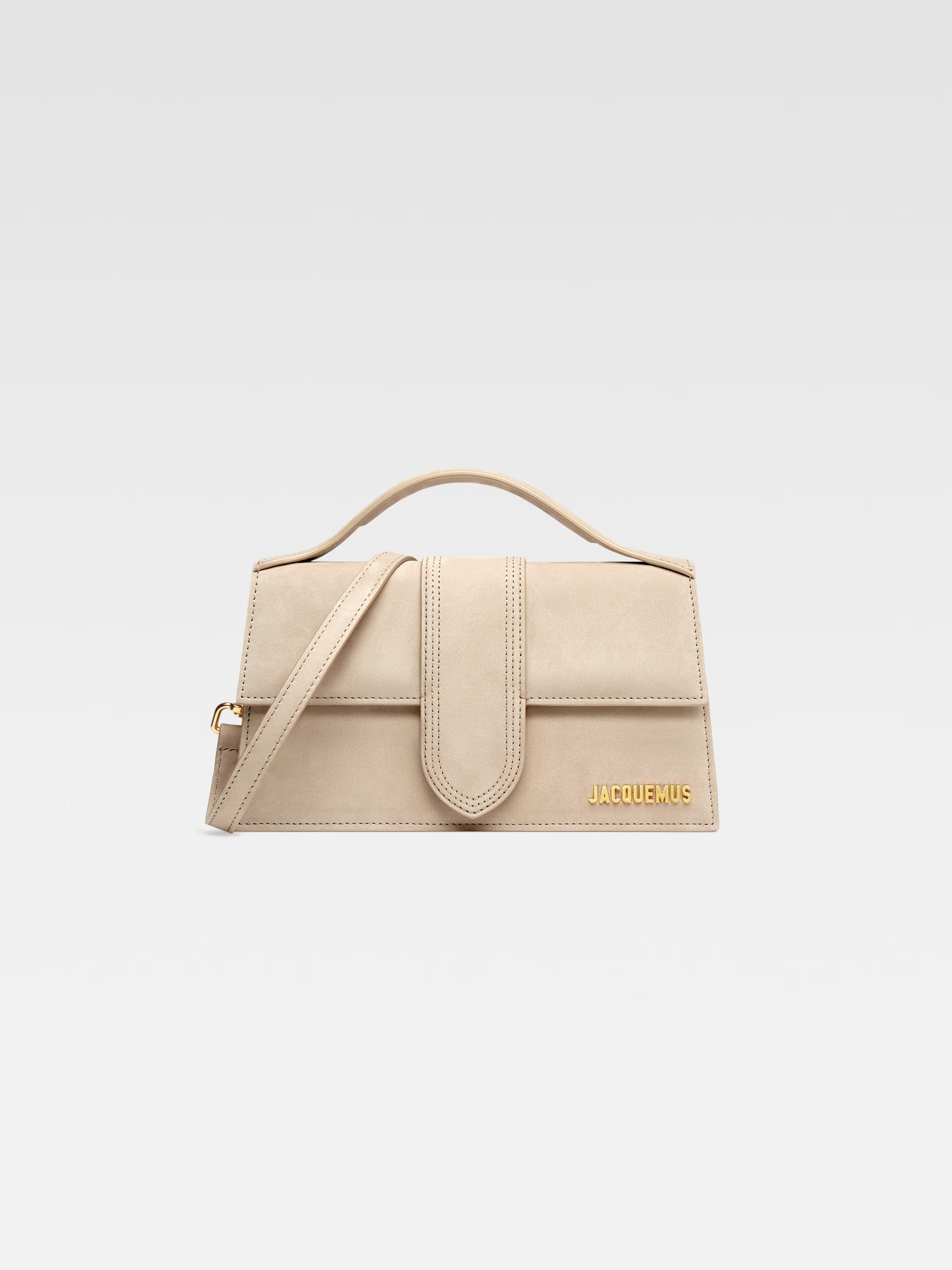 Jacquemus Suede Le Grand Bambino Top-Handle Crossbody Bag - Vestir