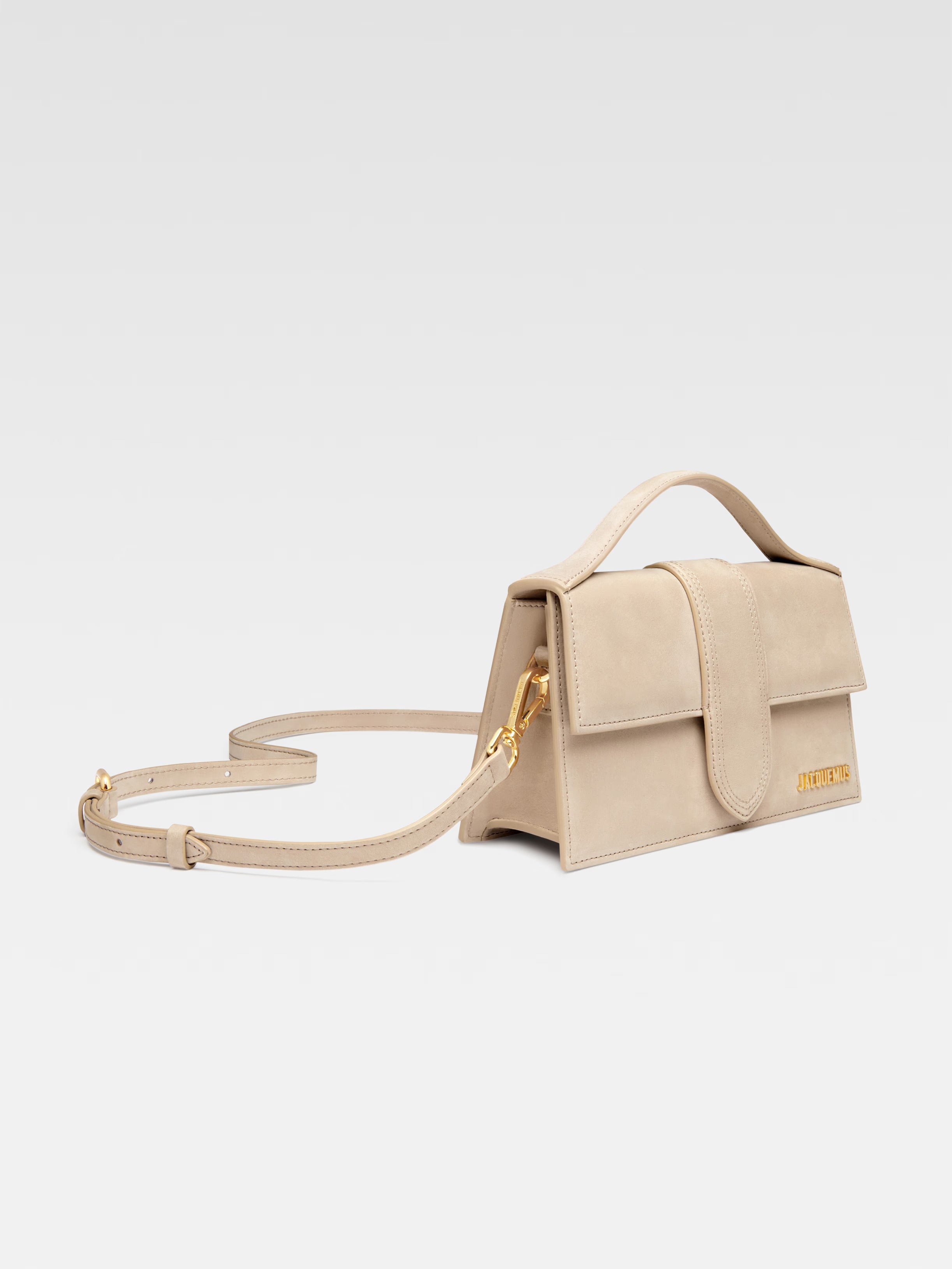 Jacquemus Suede Le Grand Bambino Top-Handle Crossbody Bag - Vestir
