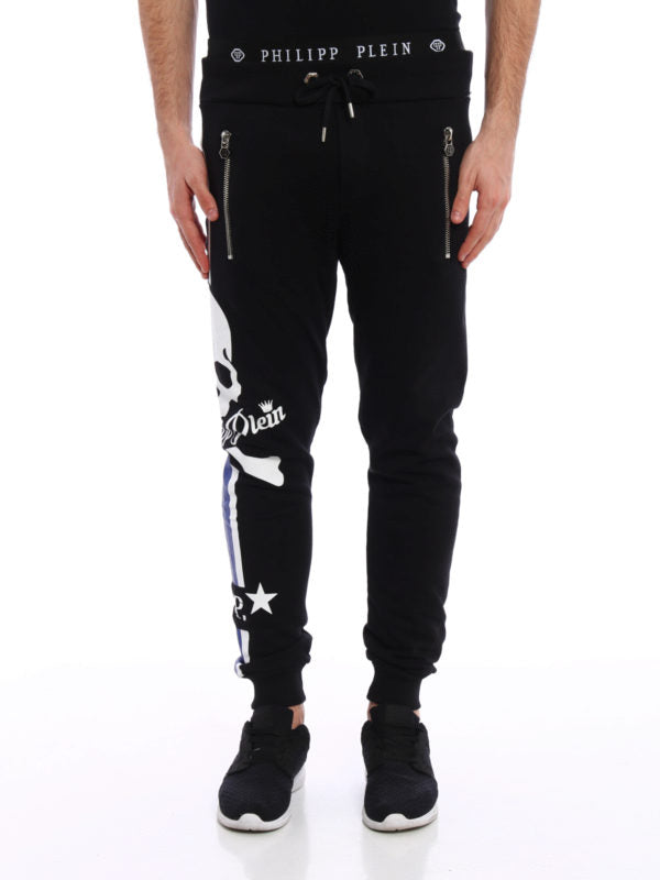 Jogging trousers with skull